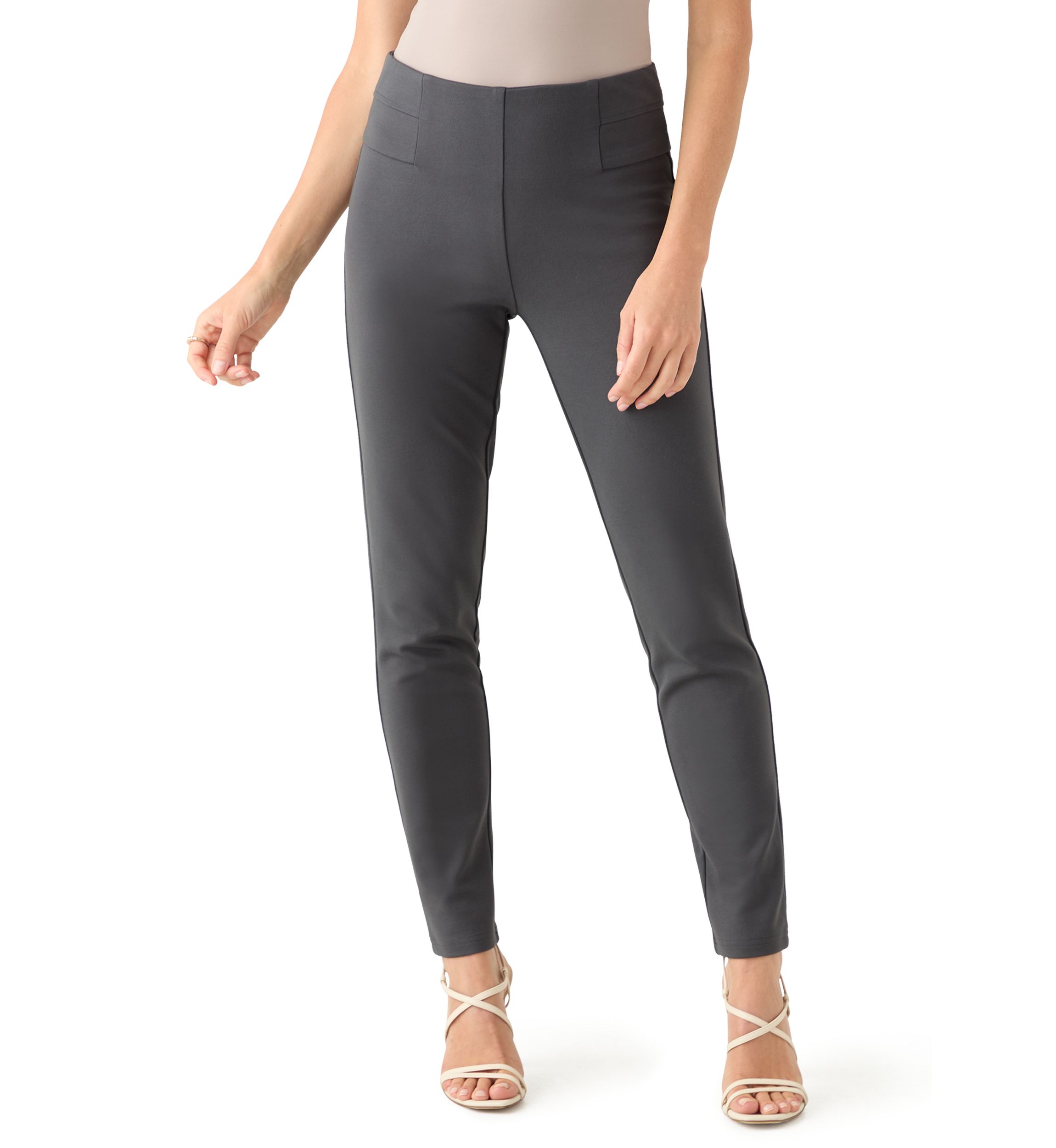 Petite High Rise Ponte Leggings