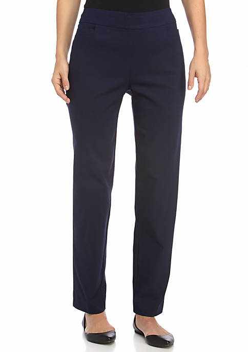 New Directions® Petite Pull on Faux Pocket Pants | belk