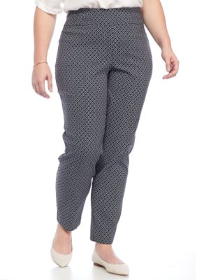 printed pull on pants