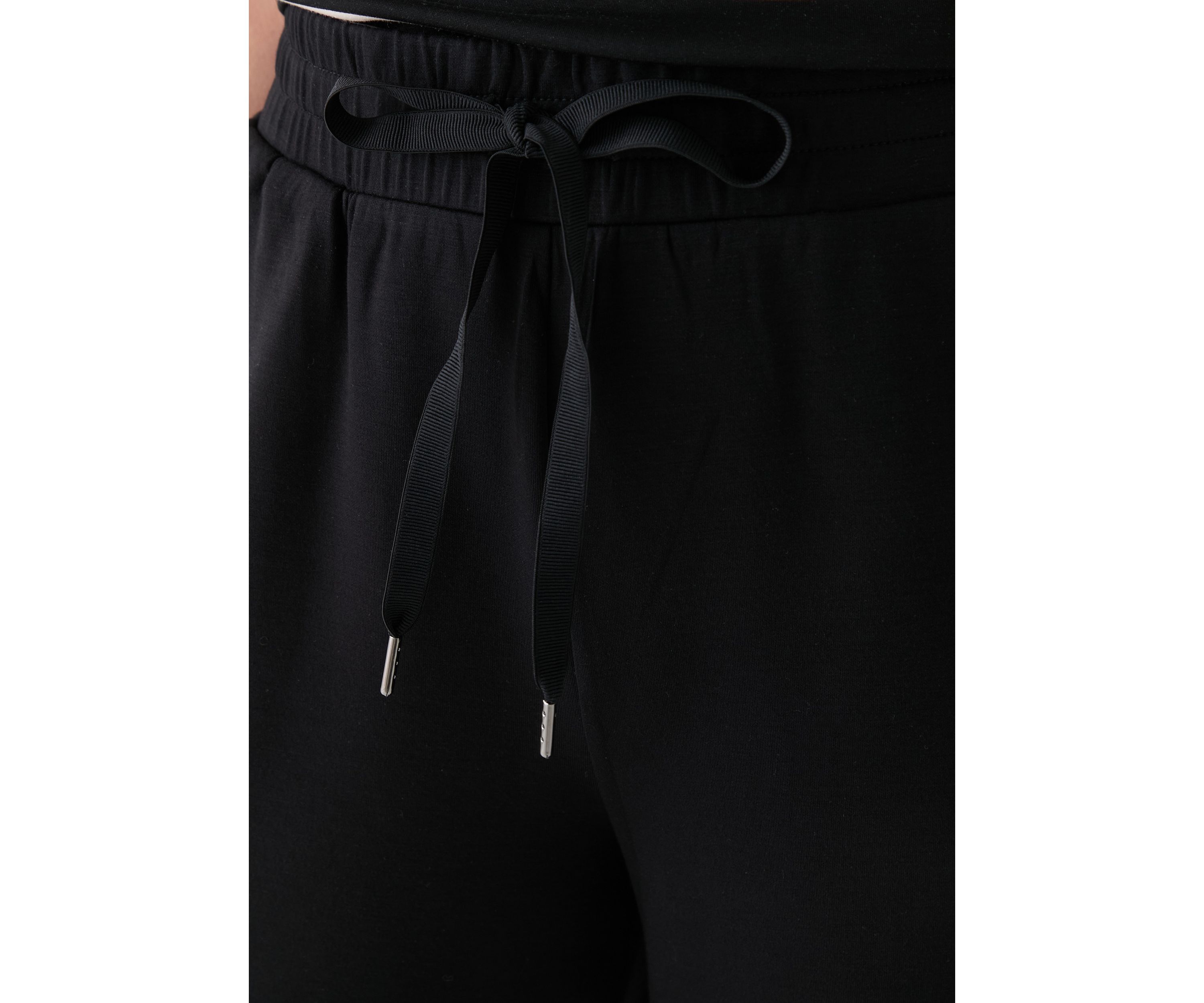 Womens Cropped Wide Leg Pants
