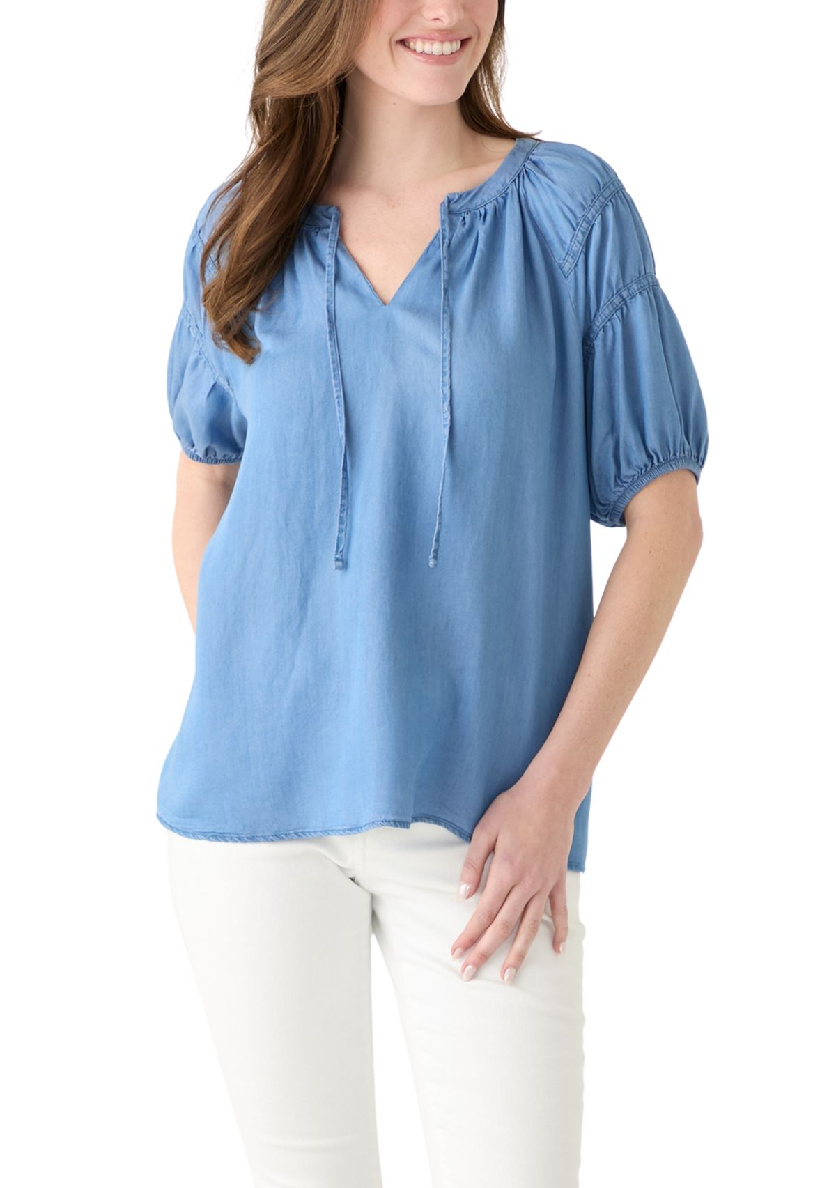 Womens Puff Sleeve Top