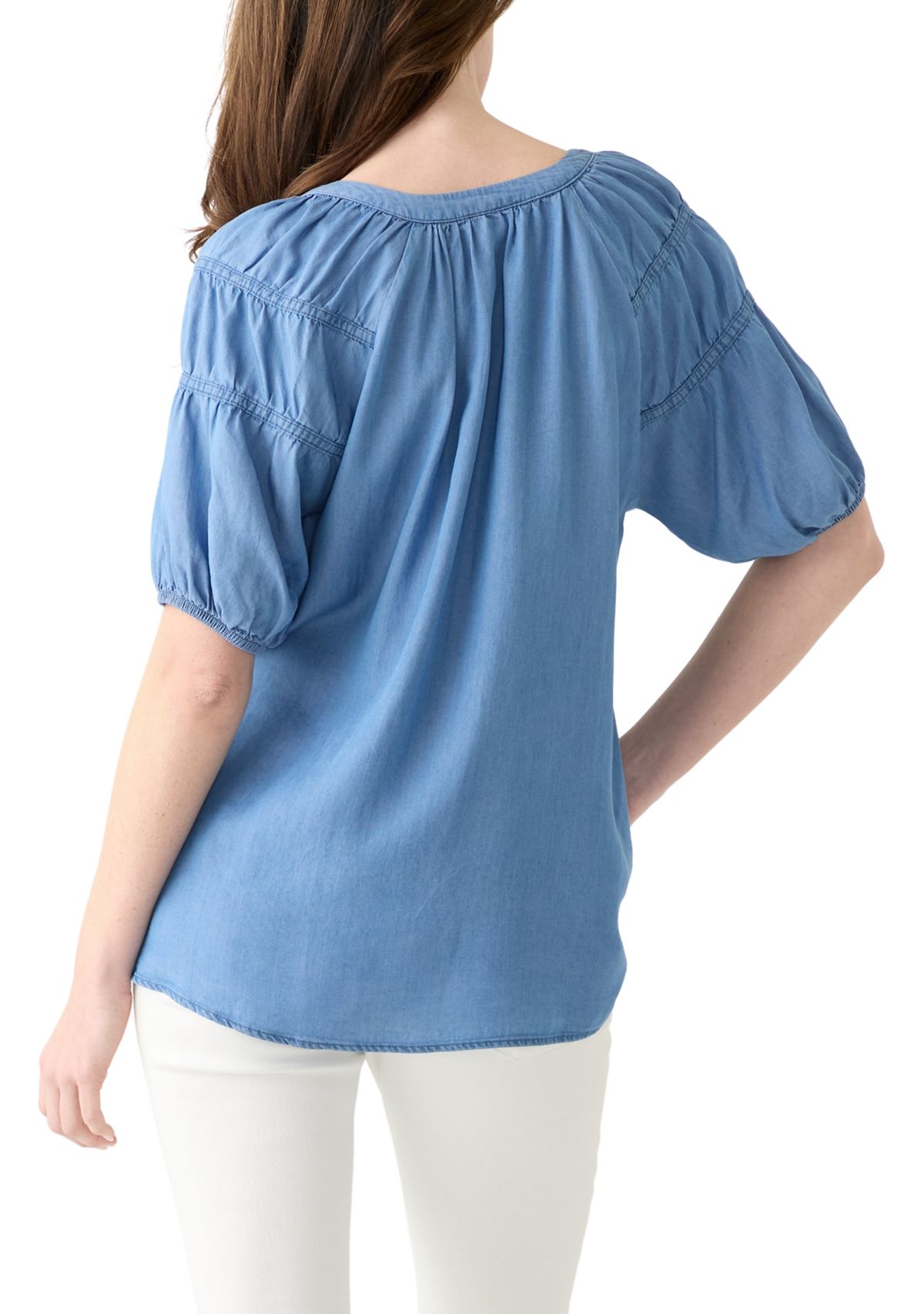 Womens Puff Sleeve Top