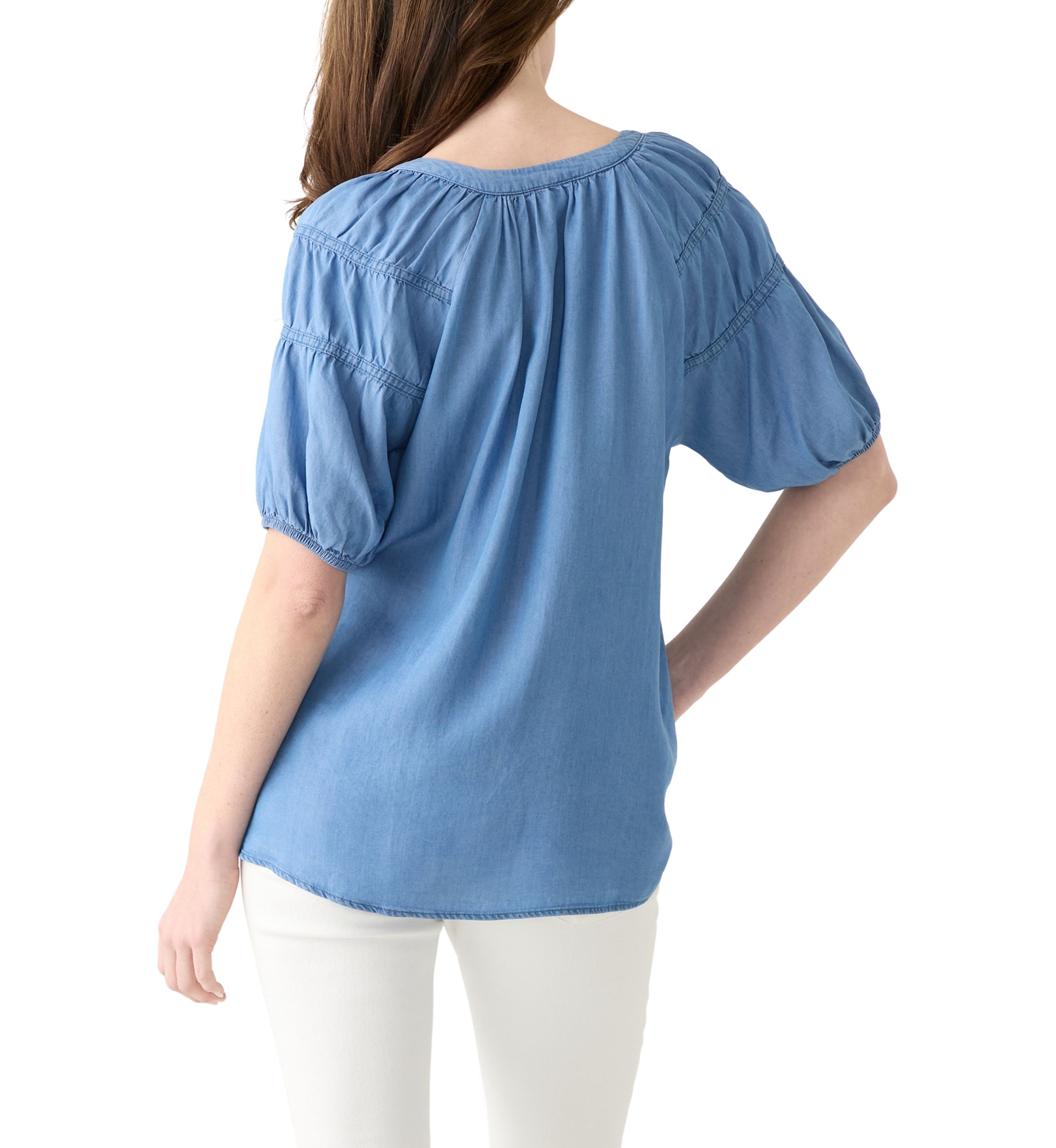 Womens Puff Sleeve Top