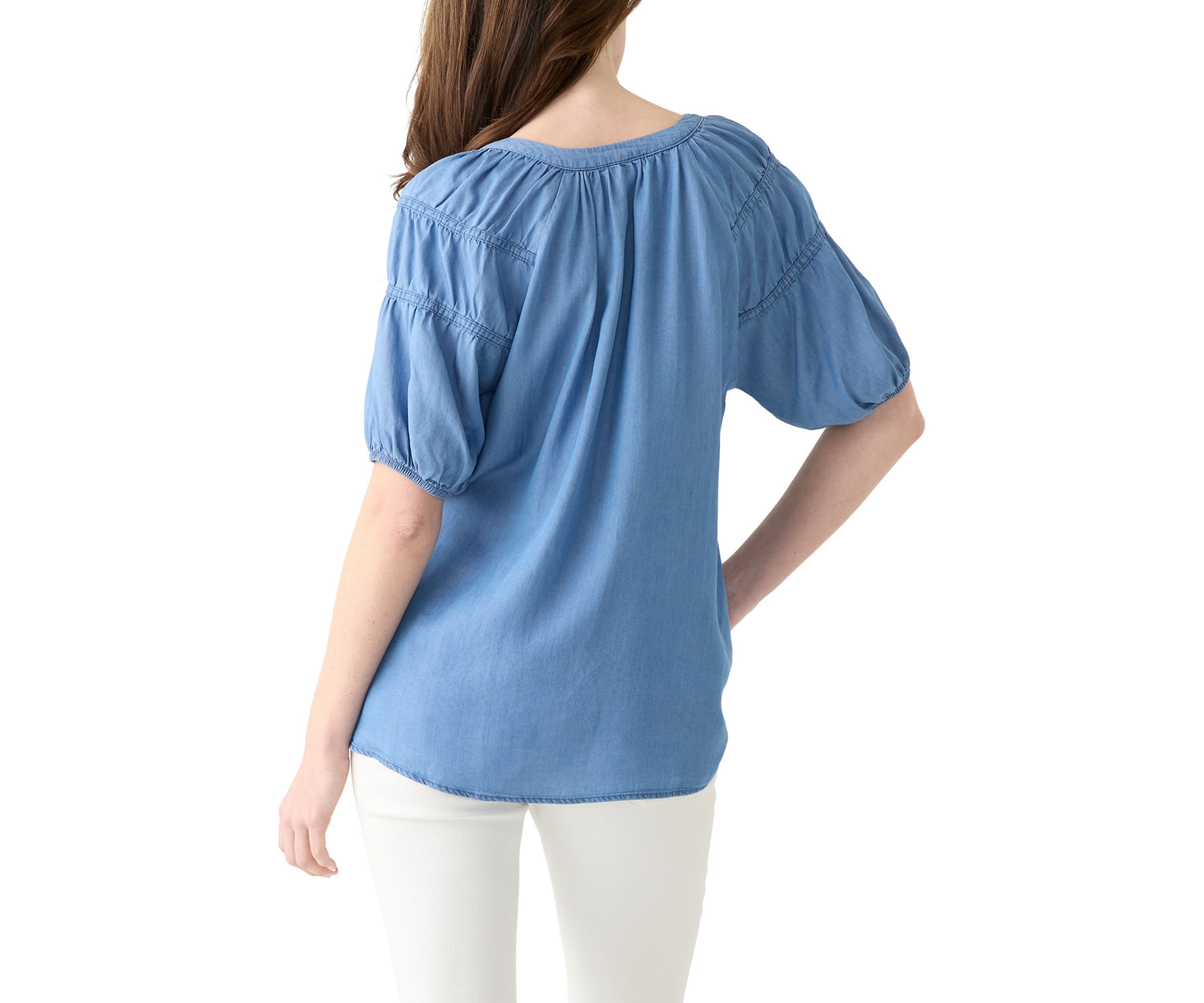 Womens Puff Sleeve Top