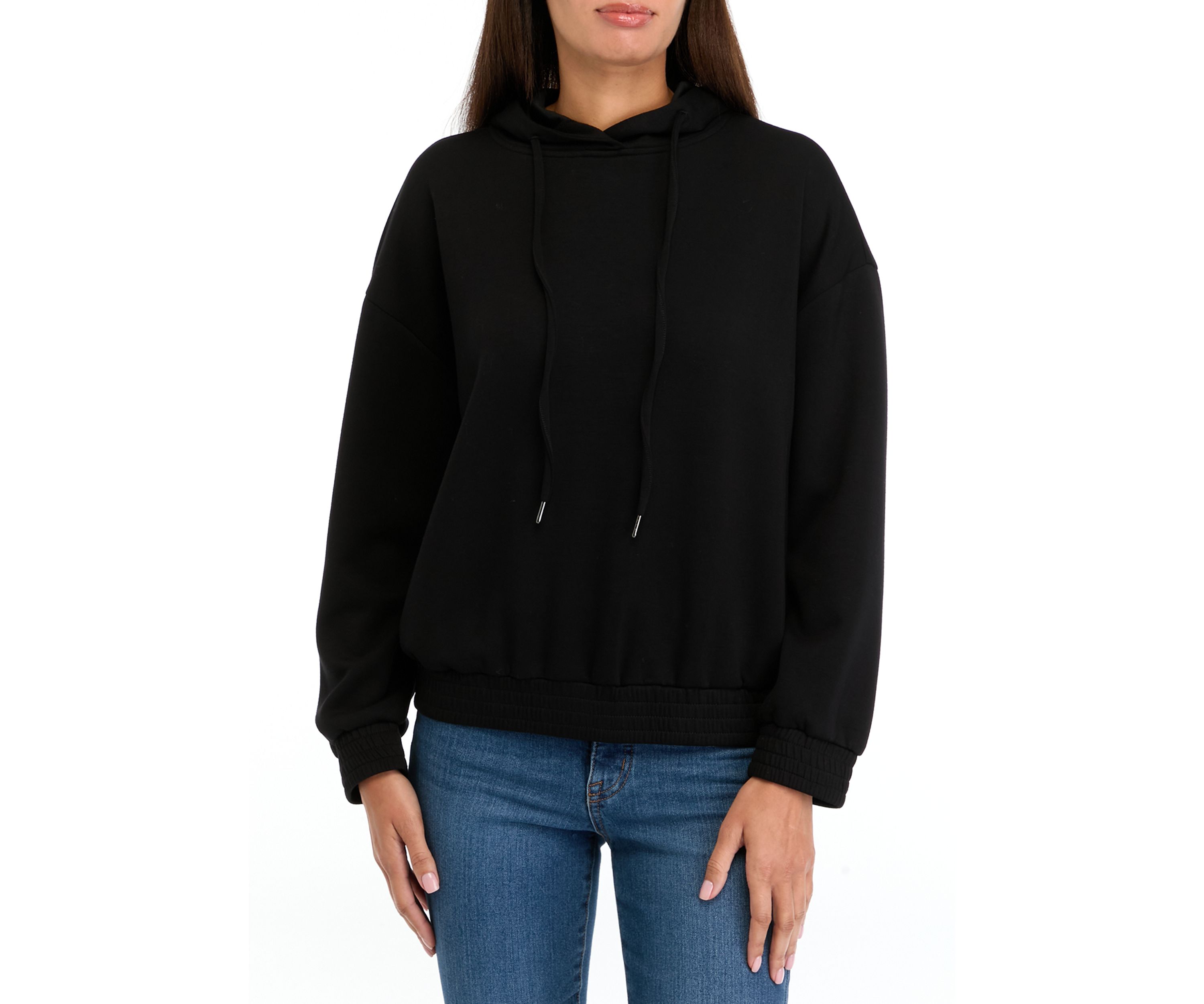 Womens Banded Bottom Hoodie
