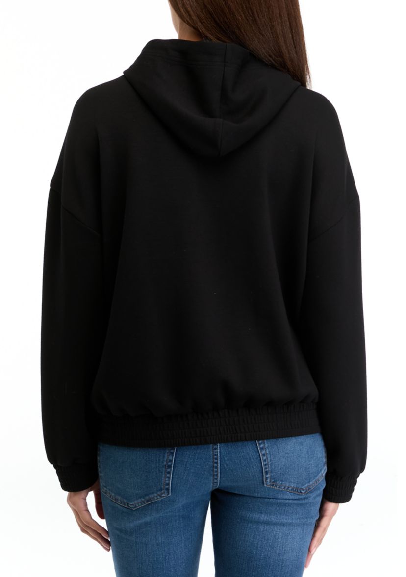 Womens Banded Bottom Hoodie