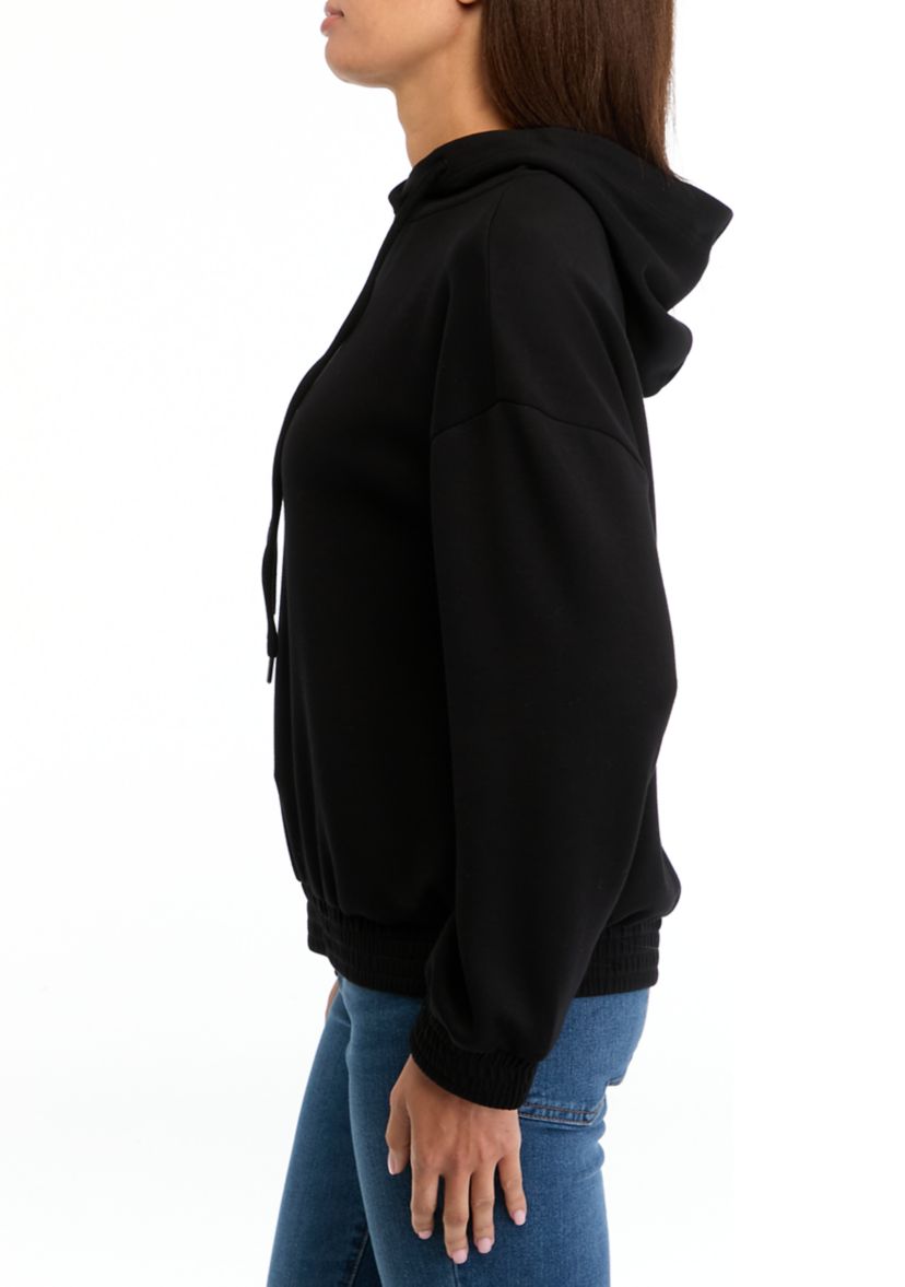 Womens Banded Bottom Hoodie
