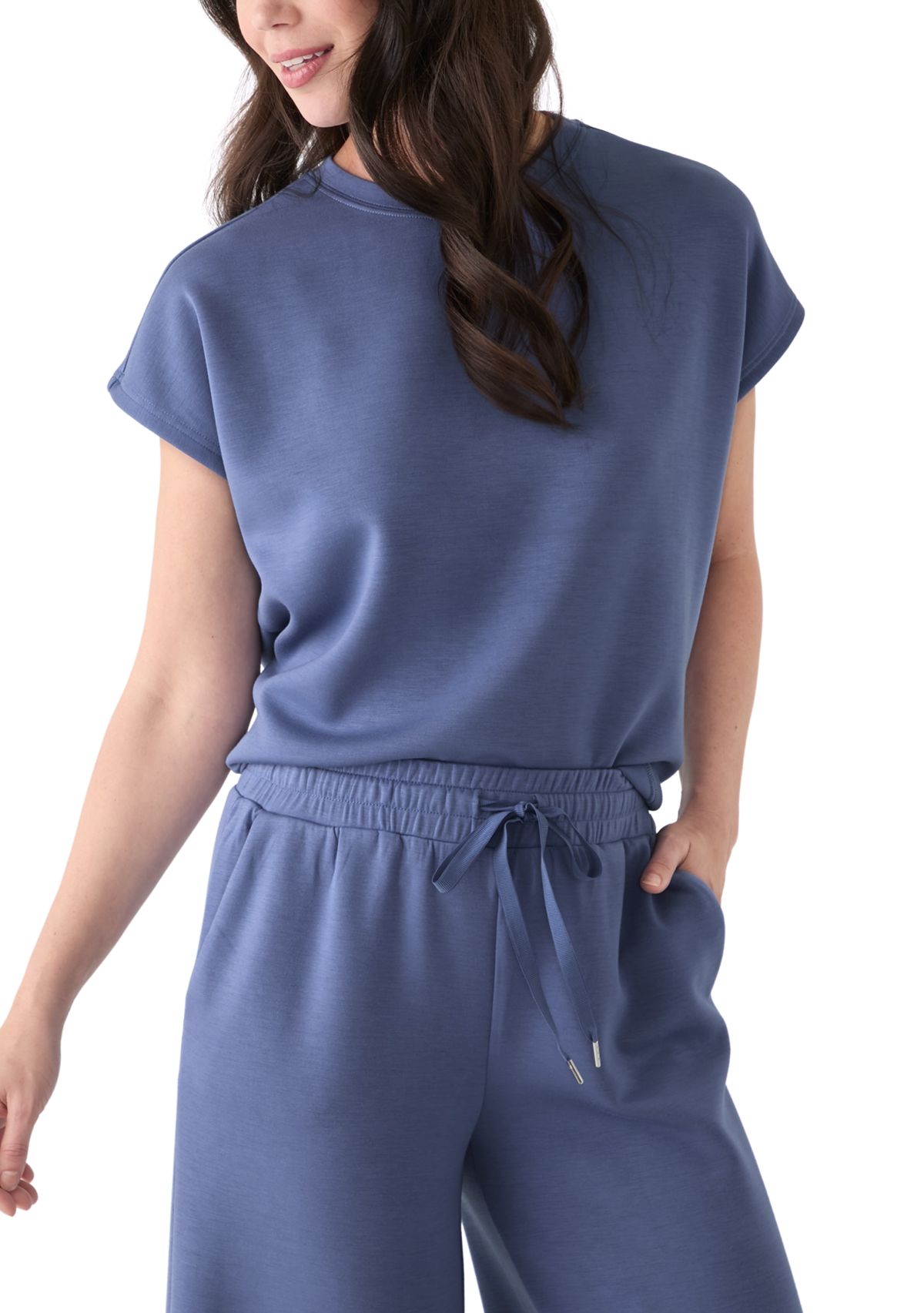 Womens Crew Neck Muscle T-Shirt