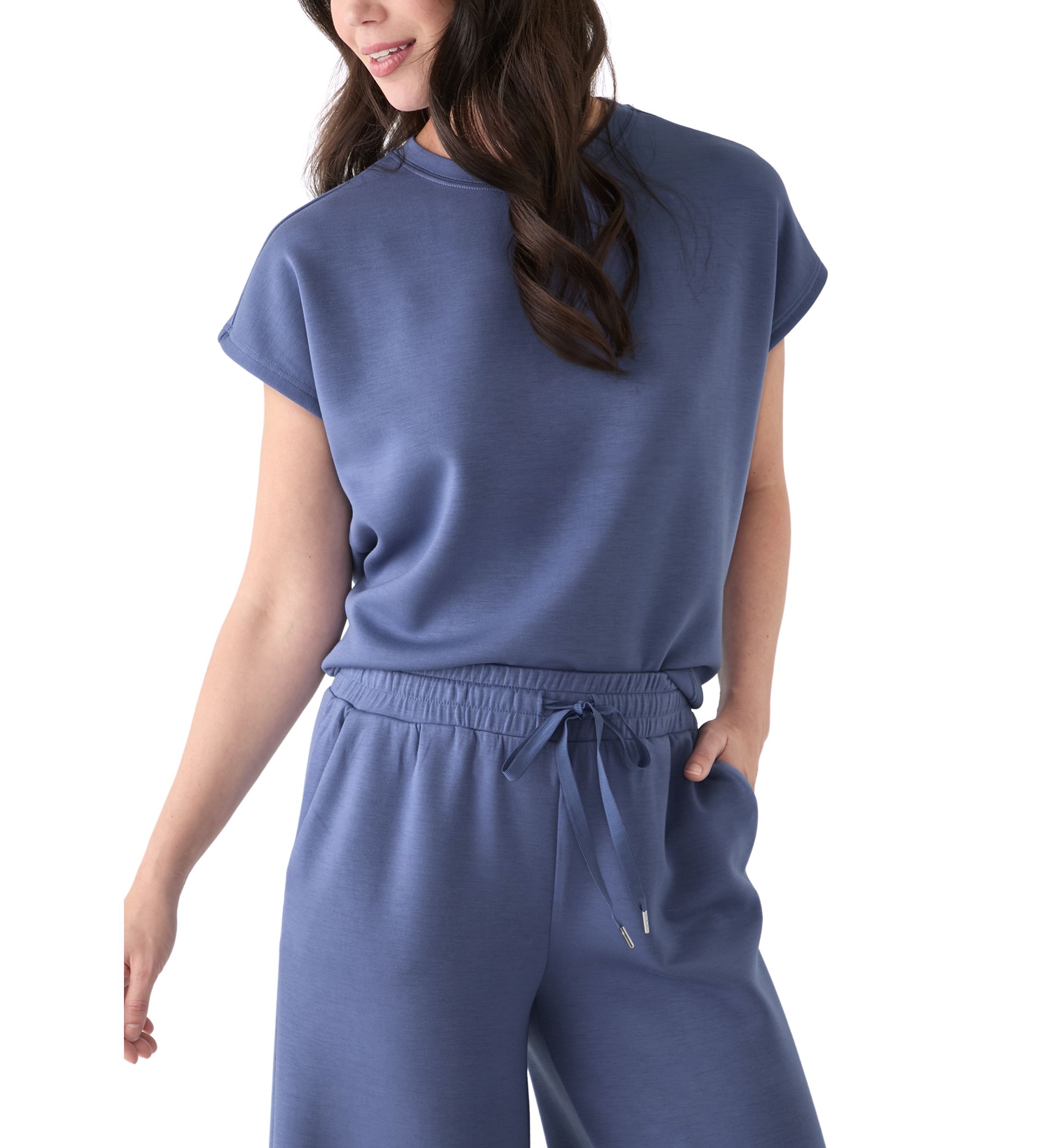 Womens Crew Neck Muscle T-Shirt