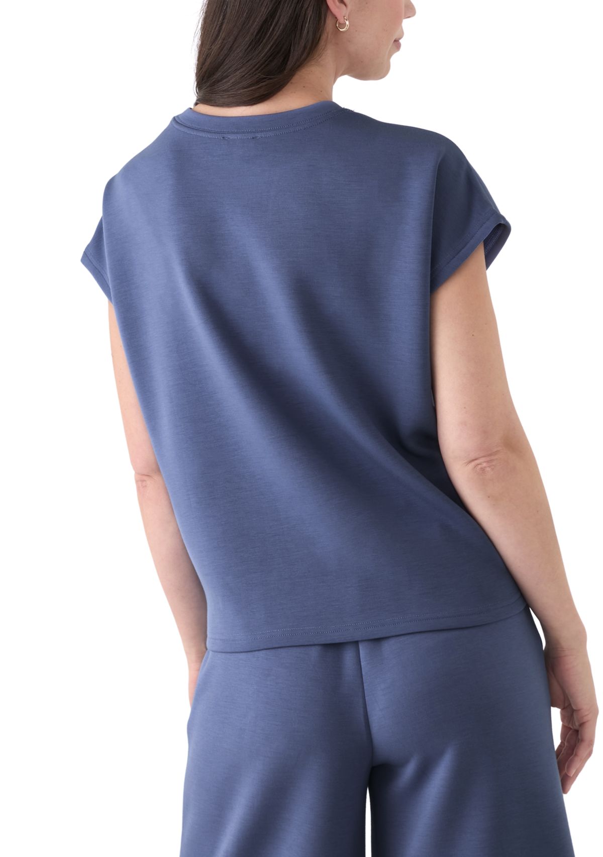 Womens Crew Neck Muscle T-Shirt