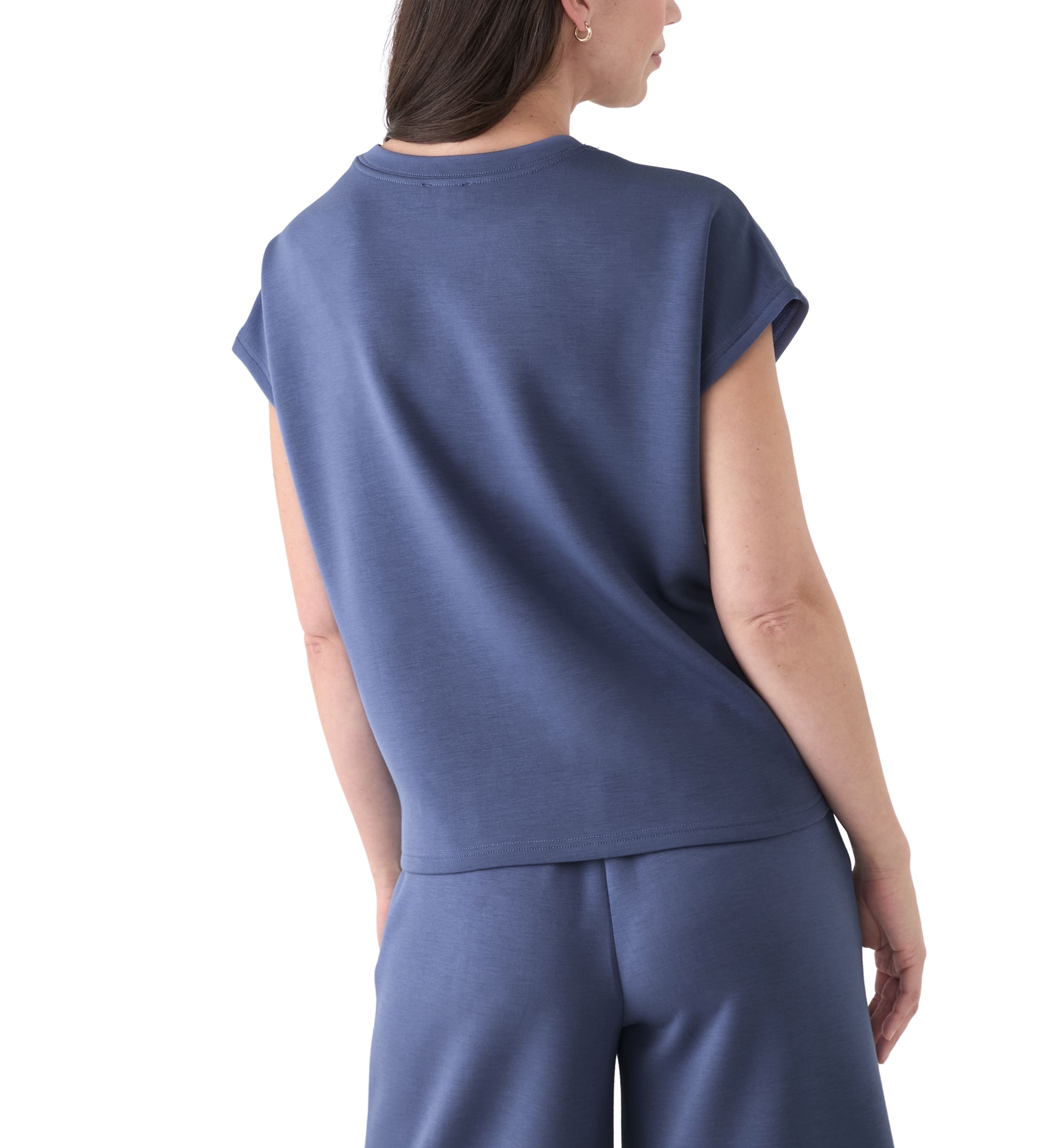 Womens Crew Neck Muscle T-Shirt