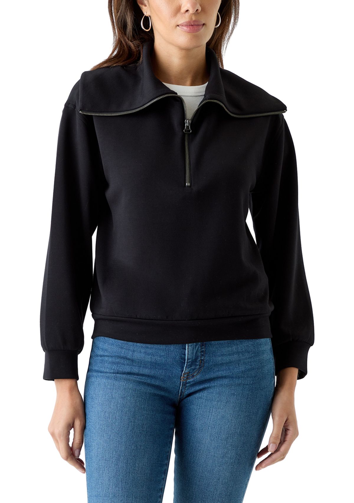 Womens 1/4 Zip Free Flow Top 