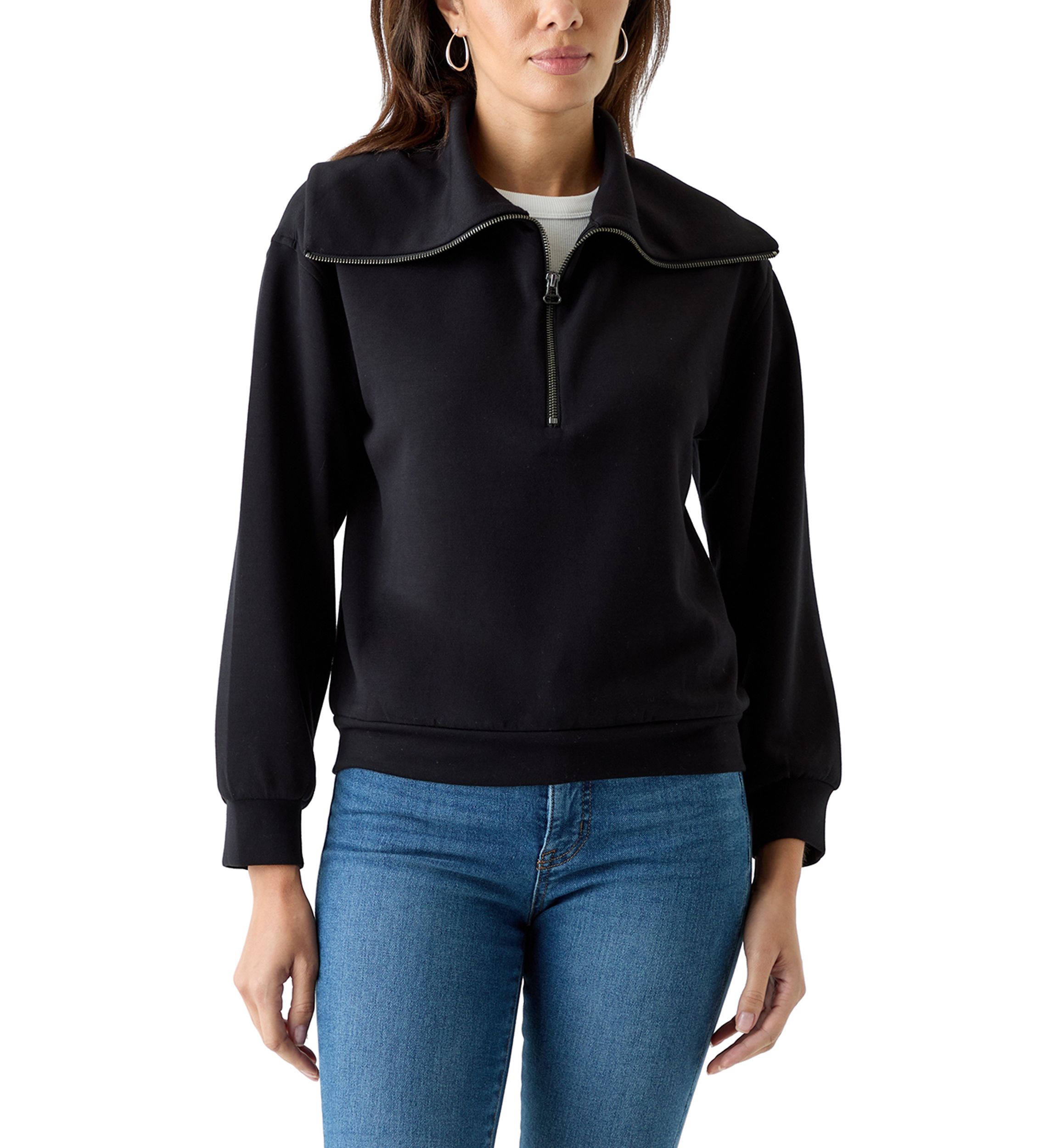 Womens 1/4 Zip Free Flow Top 