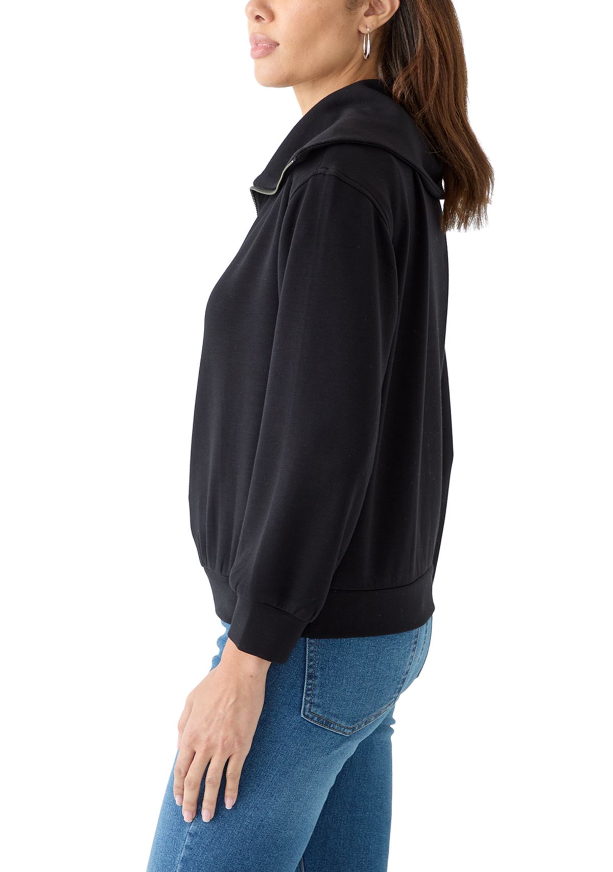 Womens 1/4 Zip Free Flow Top 