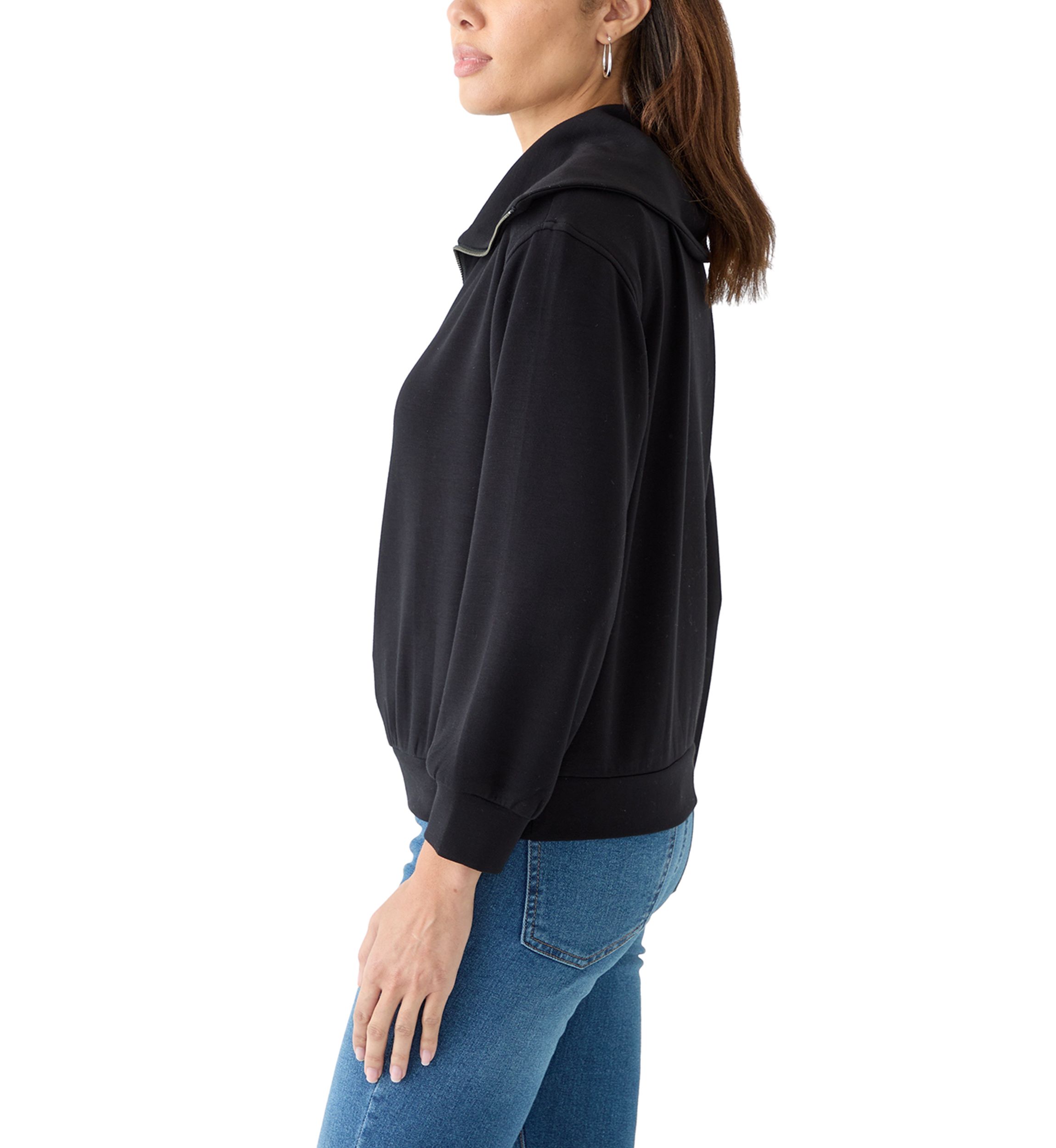Womens 1/4 Zip Free Flow Top 