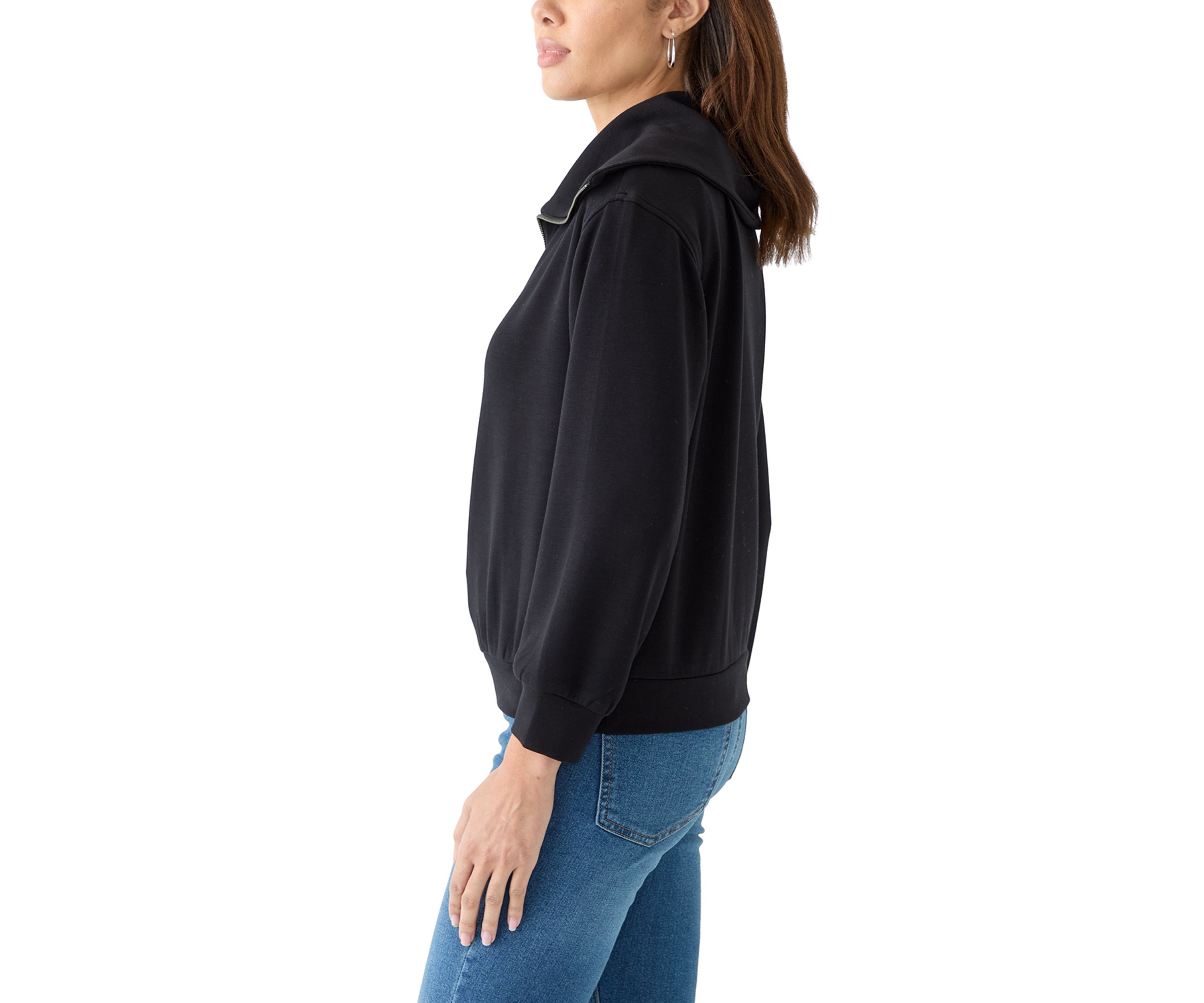 Womens 1/4 Zip Free Flow Top 