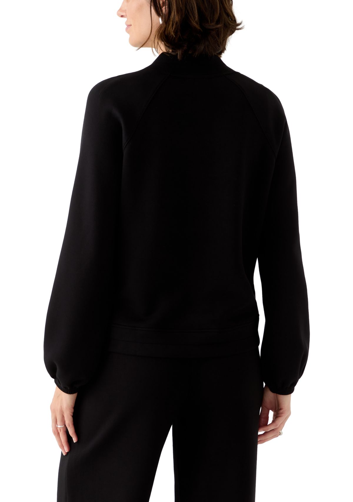 Womens Long Sleeve V-Neck Free Flow Top
