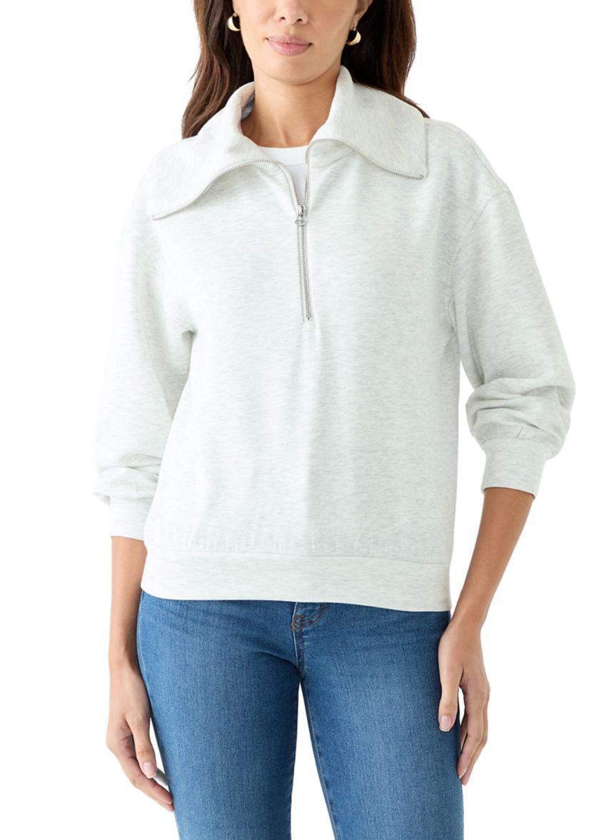 Womens 1/4 Zip Free Flow Top 