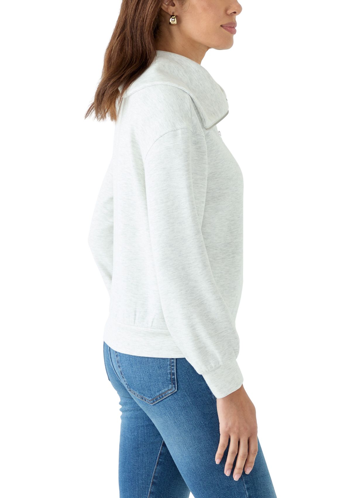 Womens 1/4 Zip Free Flow Top 