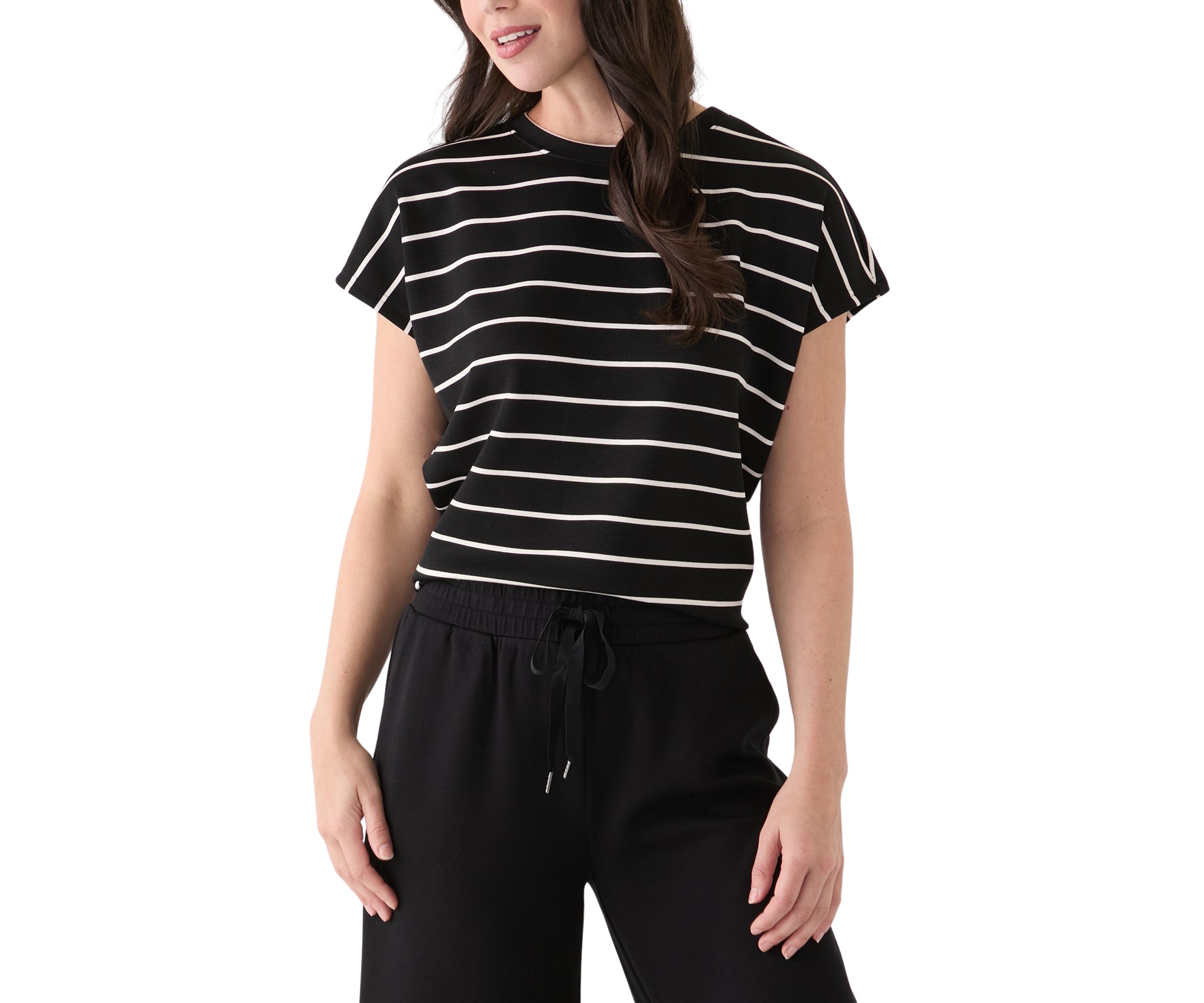 Womens Crew Neck Muscle T-Shirt