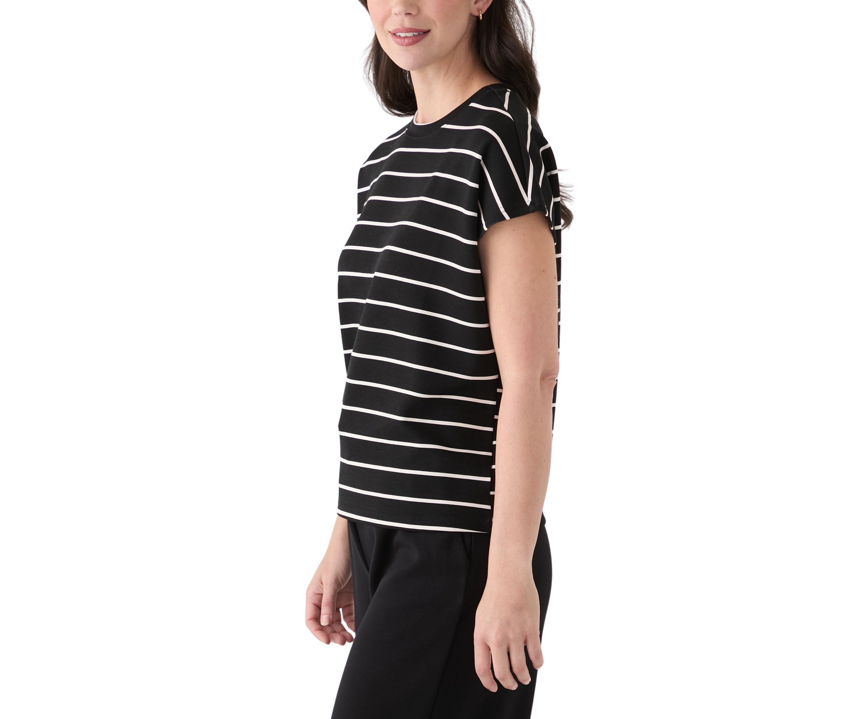 Womens Crew Neck Muscle T-Shirt