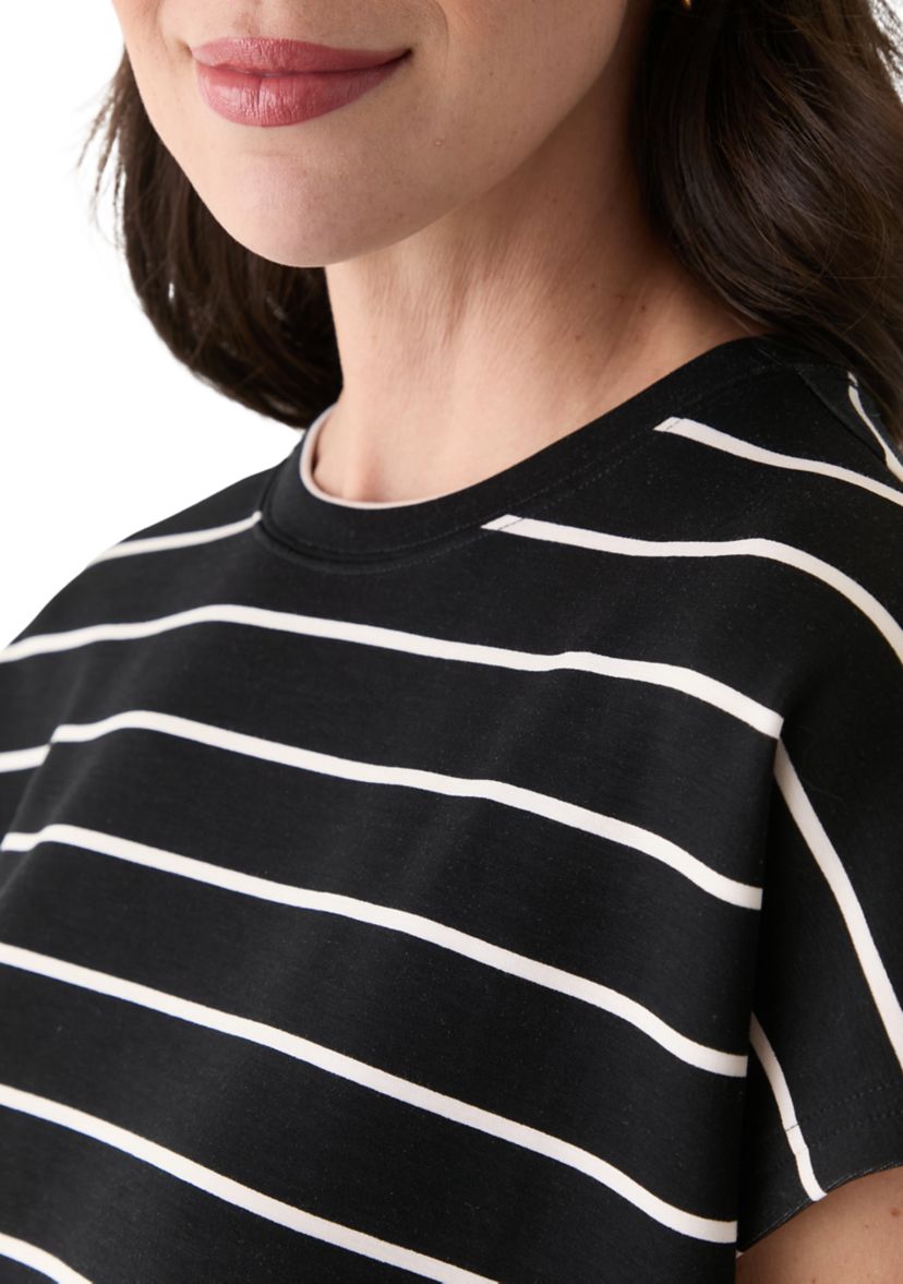 Womens Crew Neck Muscle T-Shirt