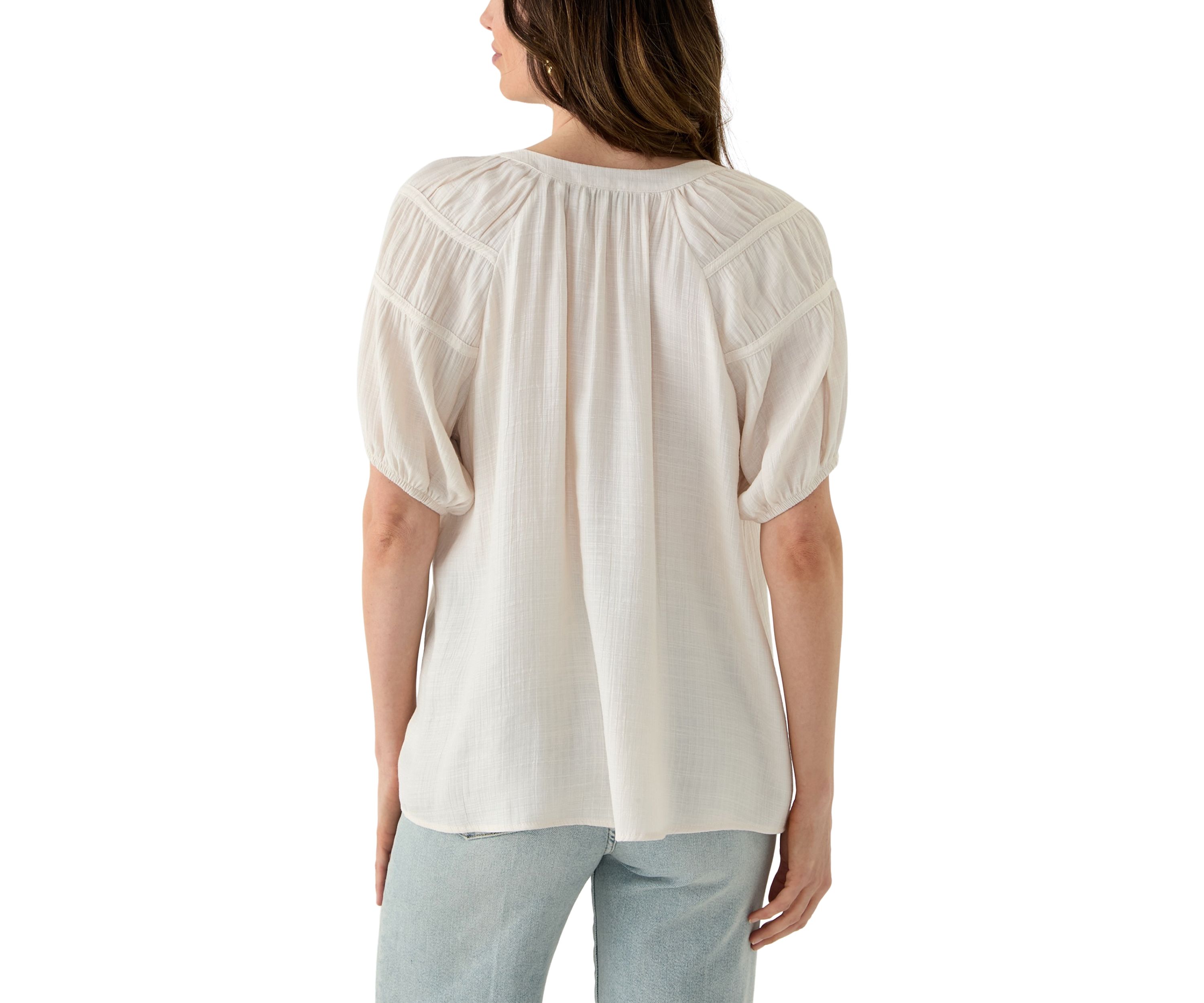 Womens Puff Sleeve Blouse