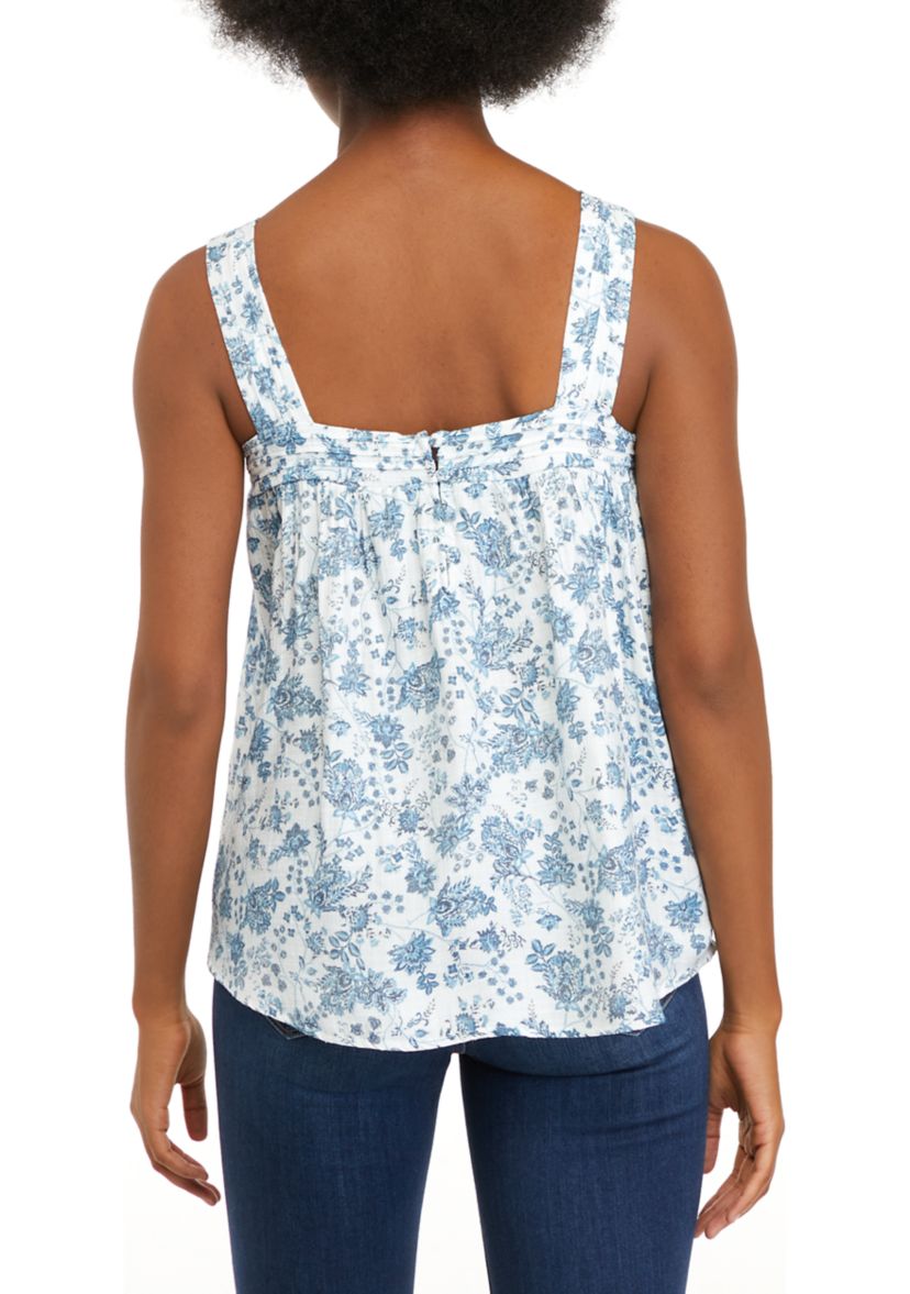 Womens Square Neck Tank Top 