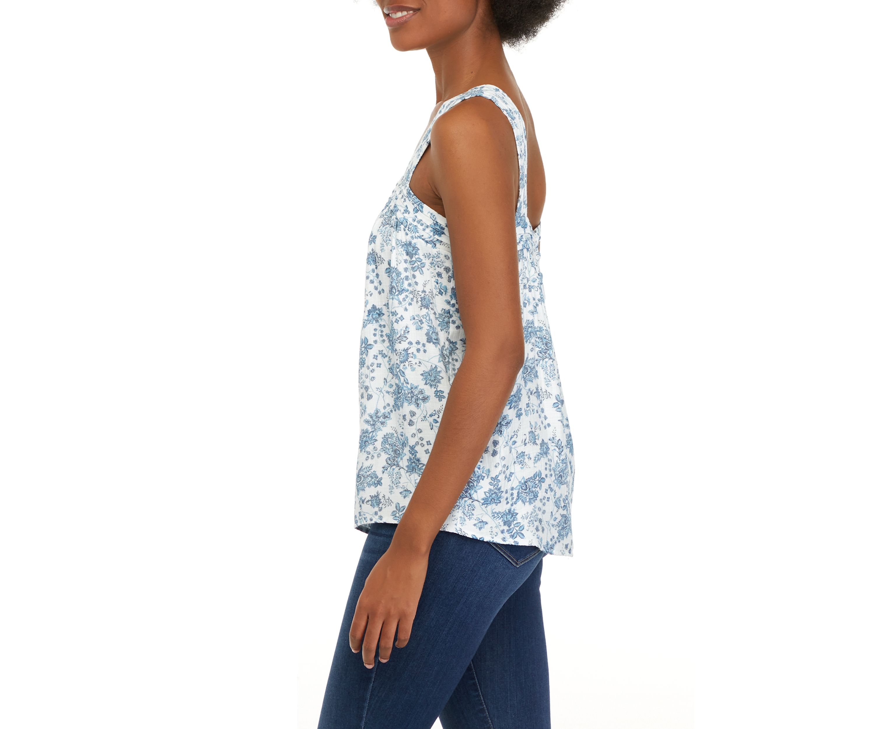 Womens Square Neck Tank Top 