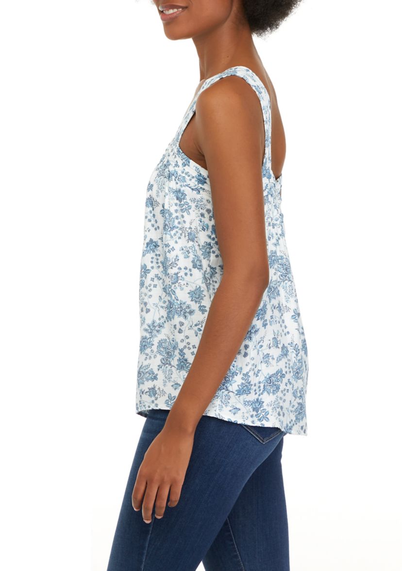 Womens Square Neck Tank Top 