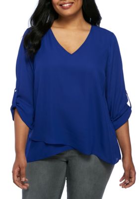 belk women's plus size tops