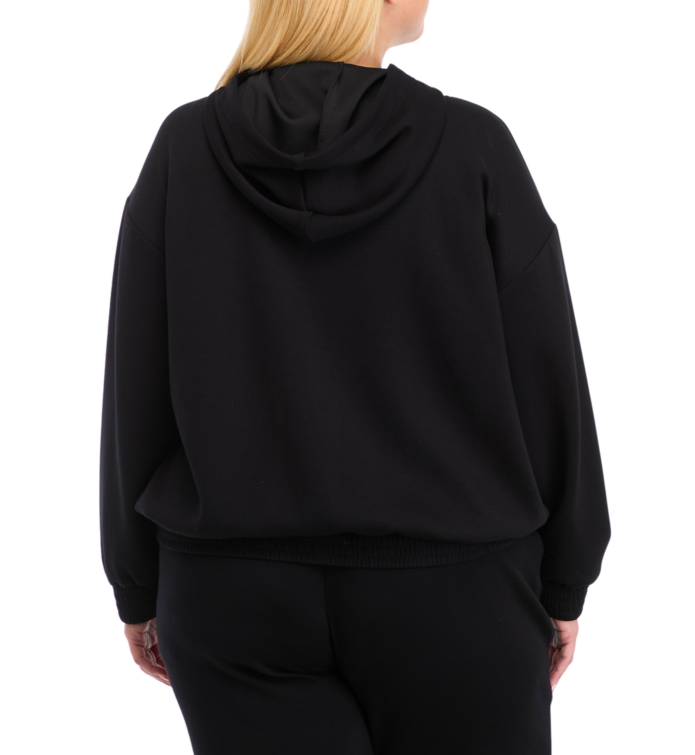 Plus Size Banded Bottom Sweatshirt
