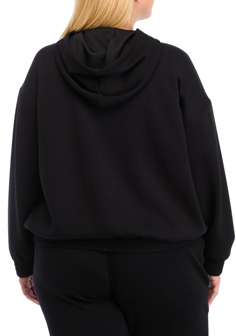 Plus Size Banded Bottom Sweatshirt