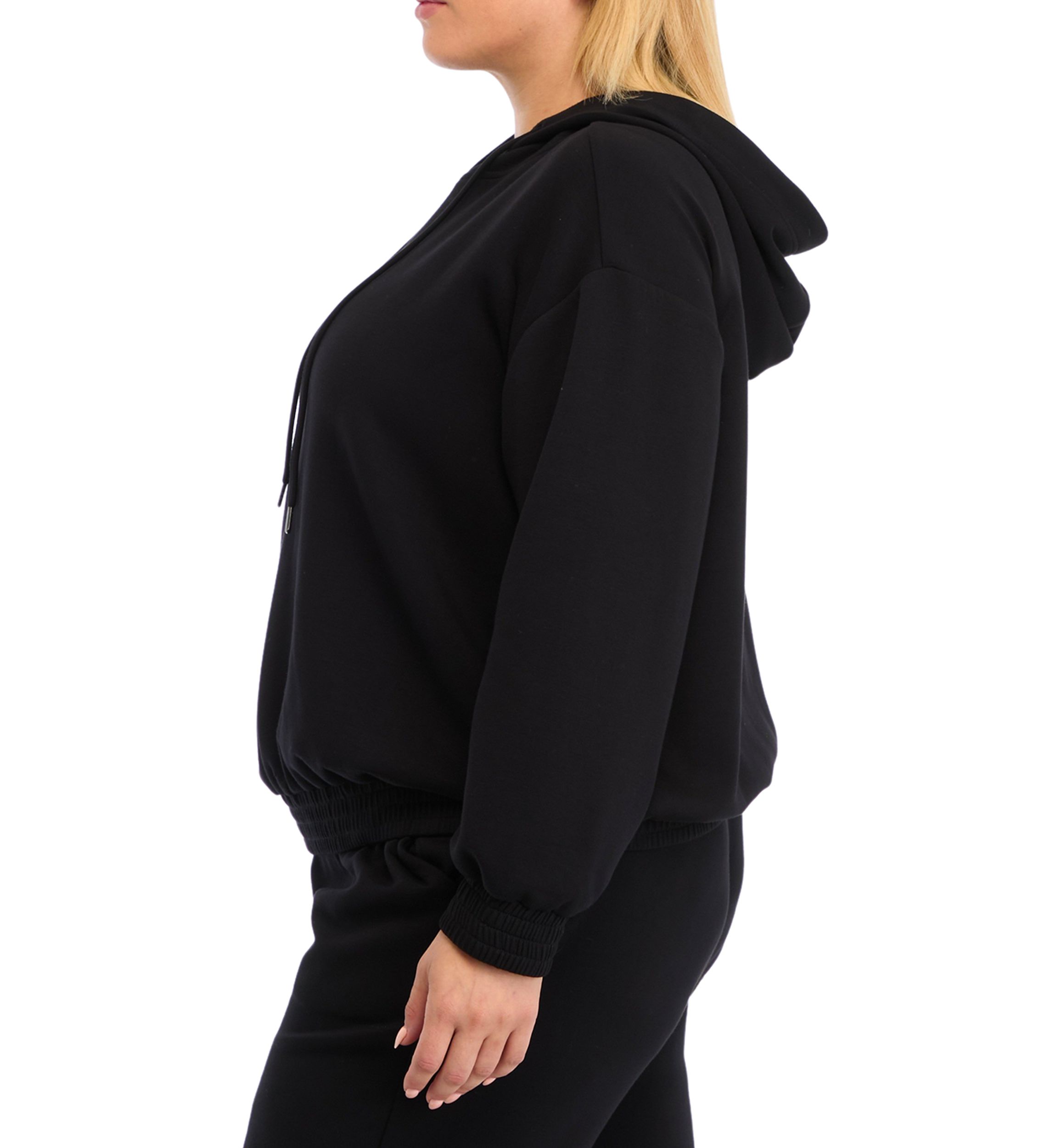 Plus Size Banded Bottom Sweatshirt