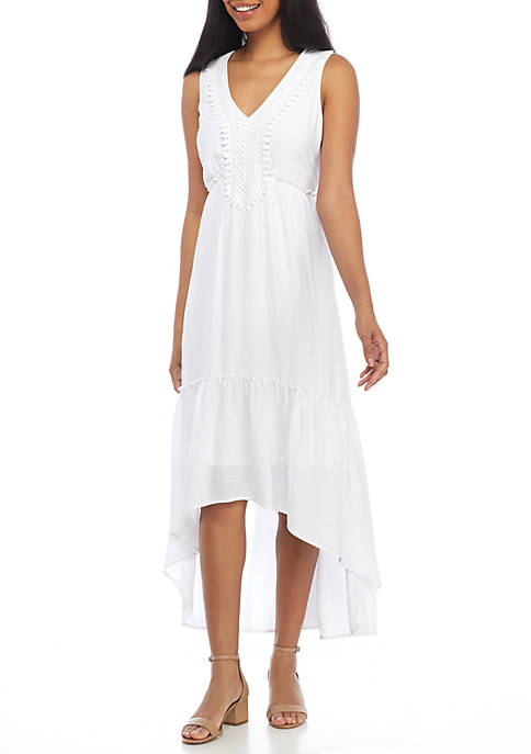New Directions® Sleeveless Linen Yoke Dress | belk