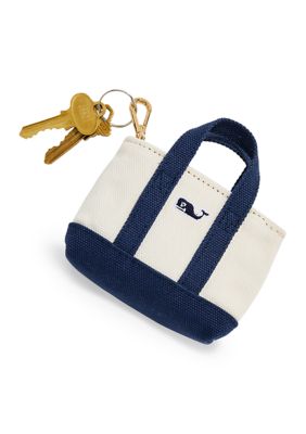 Vineyard Vines Women's Heritage Tiny Tote Bag Keychain