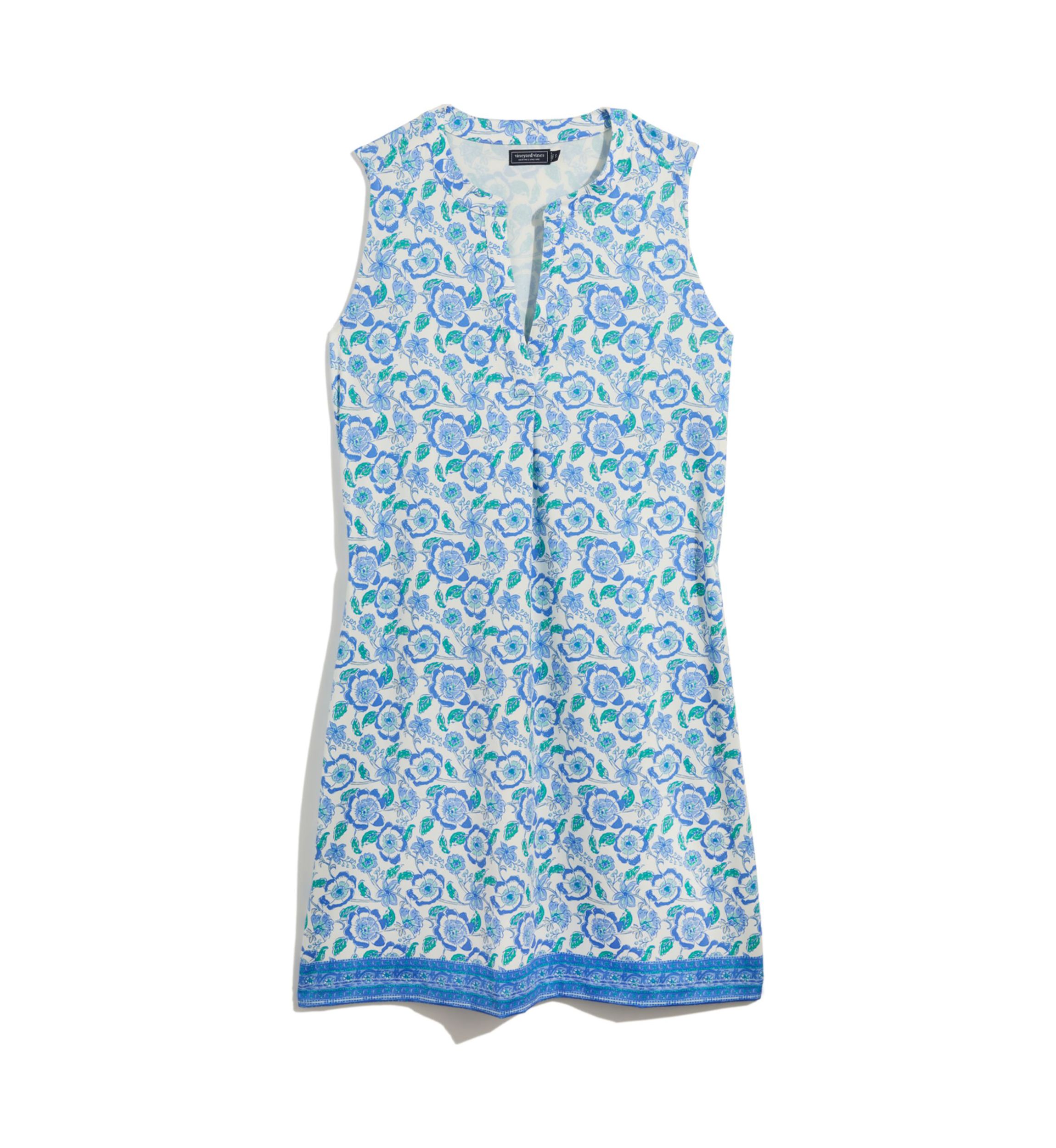 Womens Sleeveless Shift Swim Cover Up