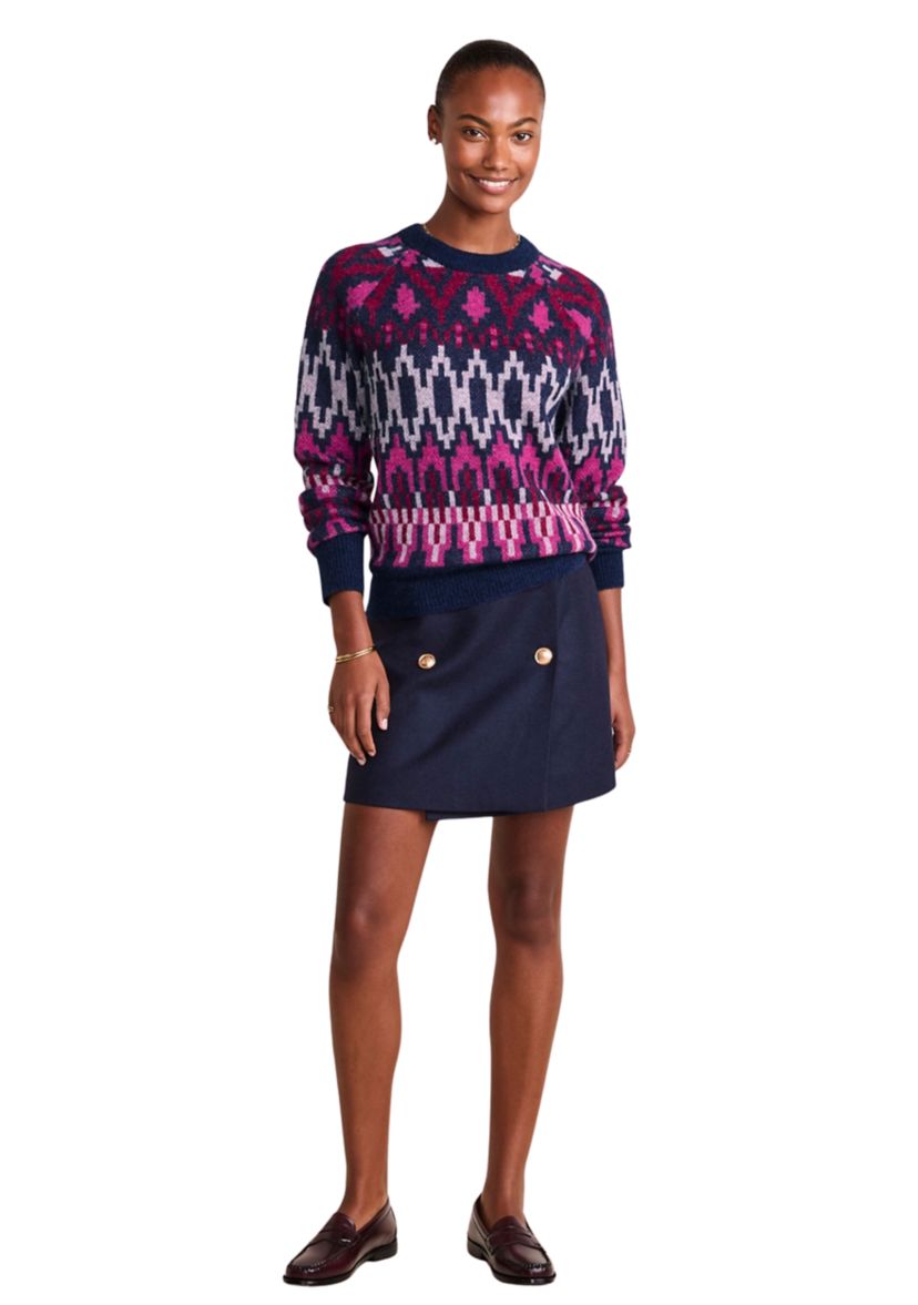 Fair Isle Crew Neck Sweater