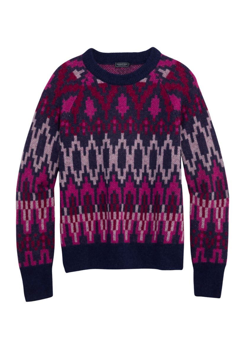 Fair Isle Crew Neck Sweater
