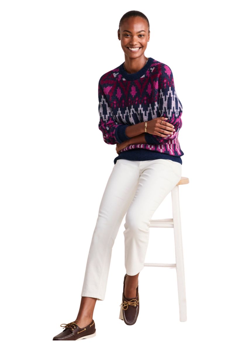 Fair Isle Crew Neck Sweater