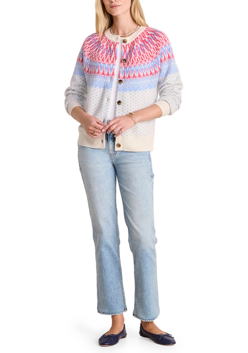 Fairisle Cardigan Sweater 