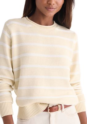 Vineyard Vines Women's Katie Striped Roll Neck Sweater, XL
