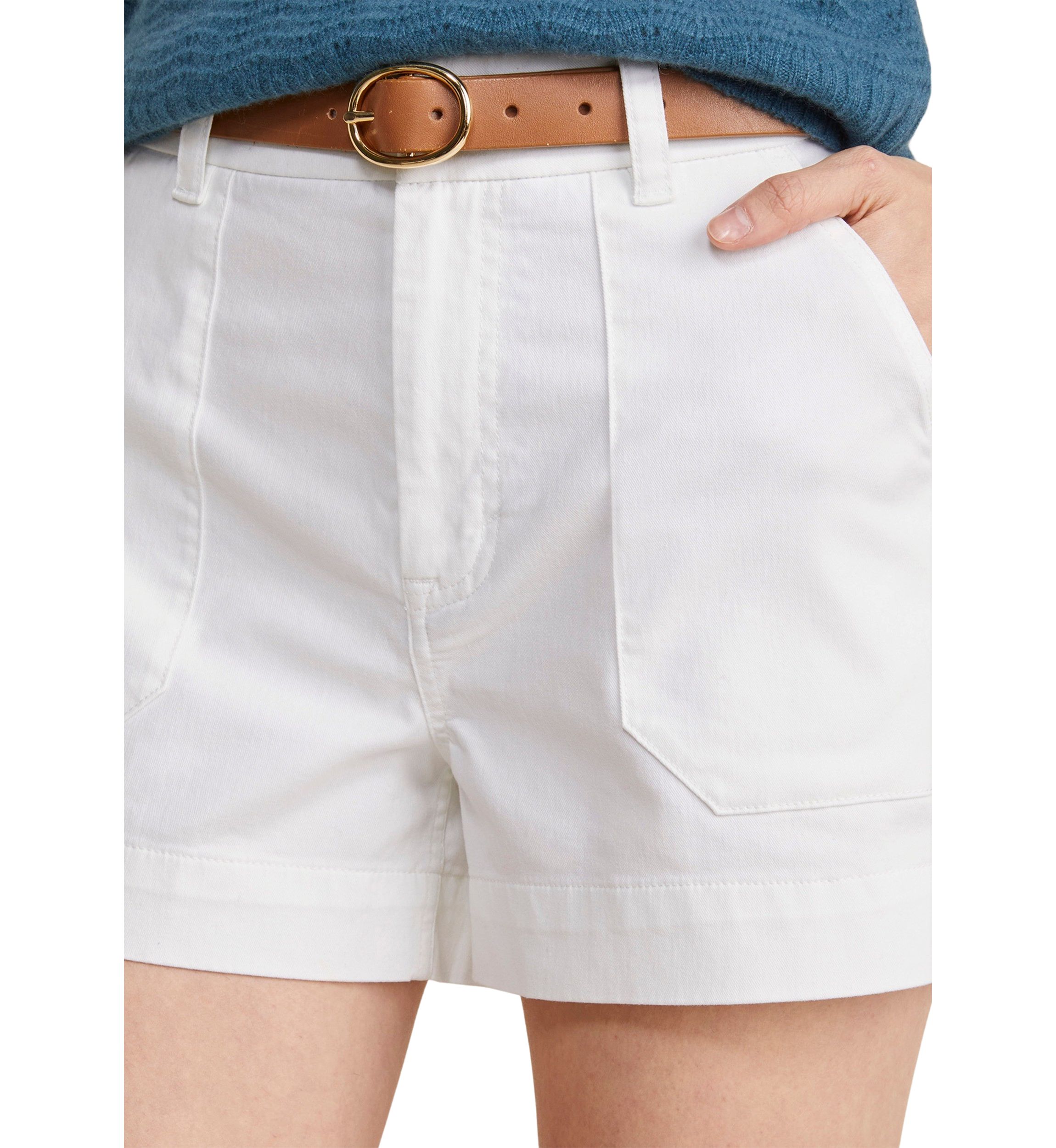 Womens 3.5" Vintage Chino Utility Shorts