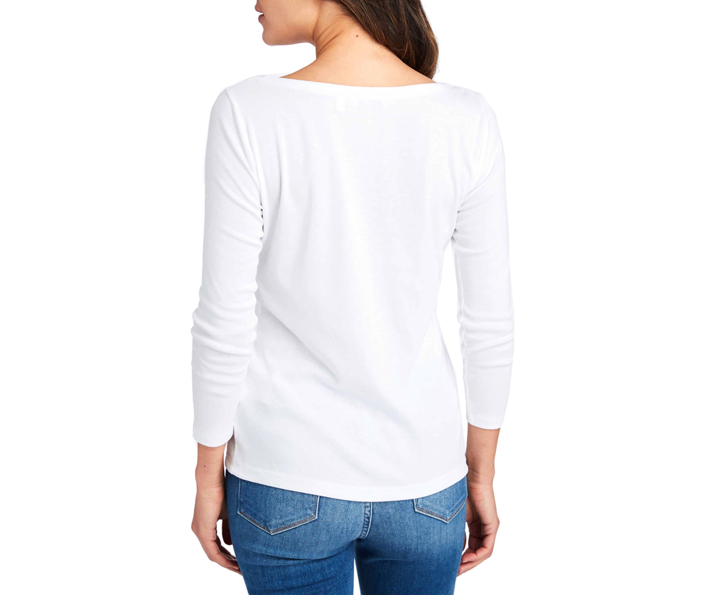 Simple Boatneck T-Shirt