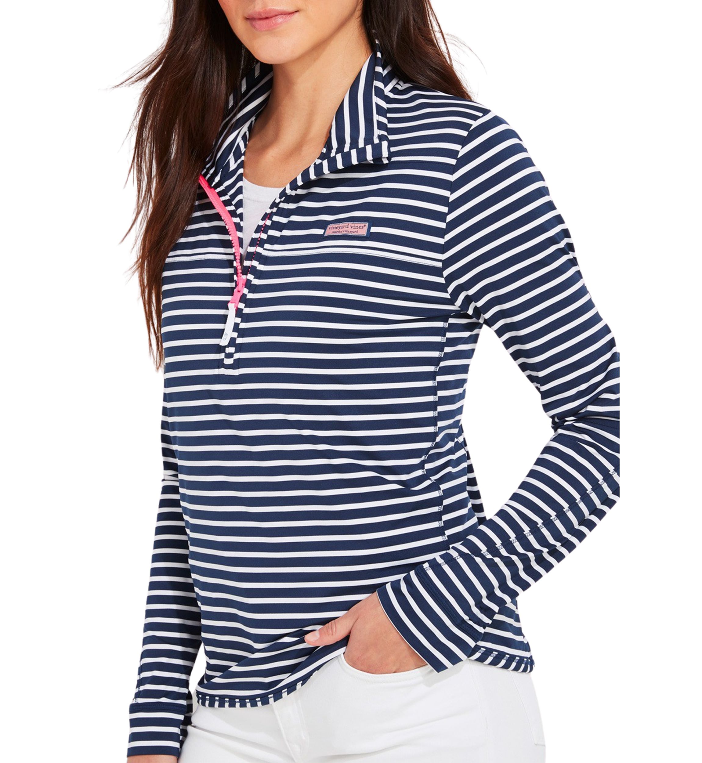 Womens Micro Stripe Lightweight Sankaty Shep Shirt