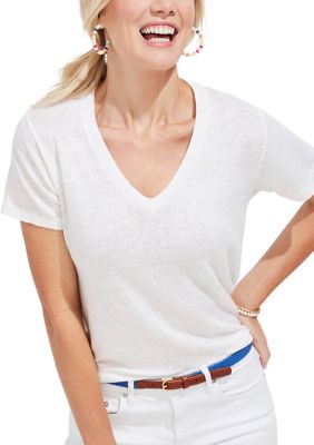 Vineyard Vines Women's Linen T-Shirt | belk