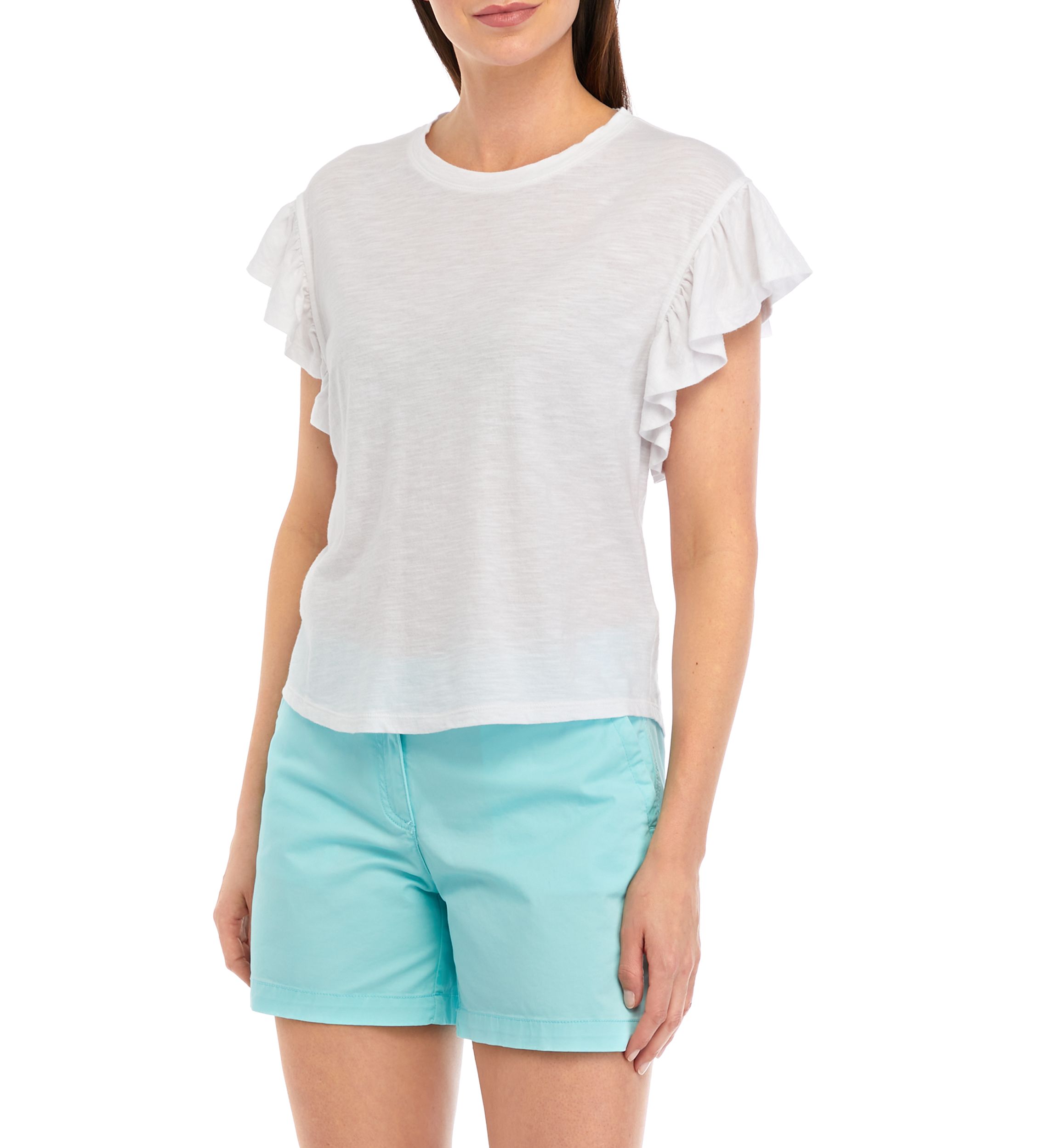 Womens Flutter Sleeve Surf T-Shirt