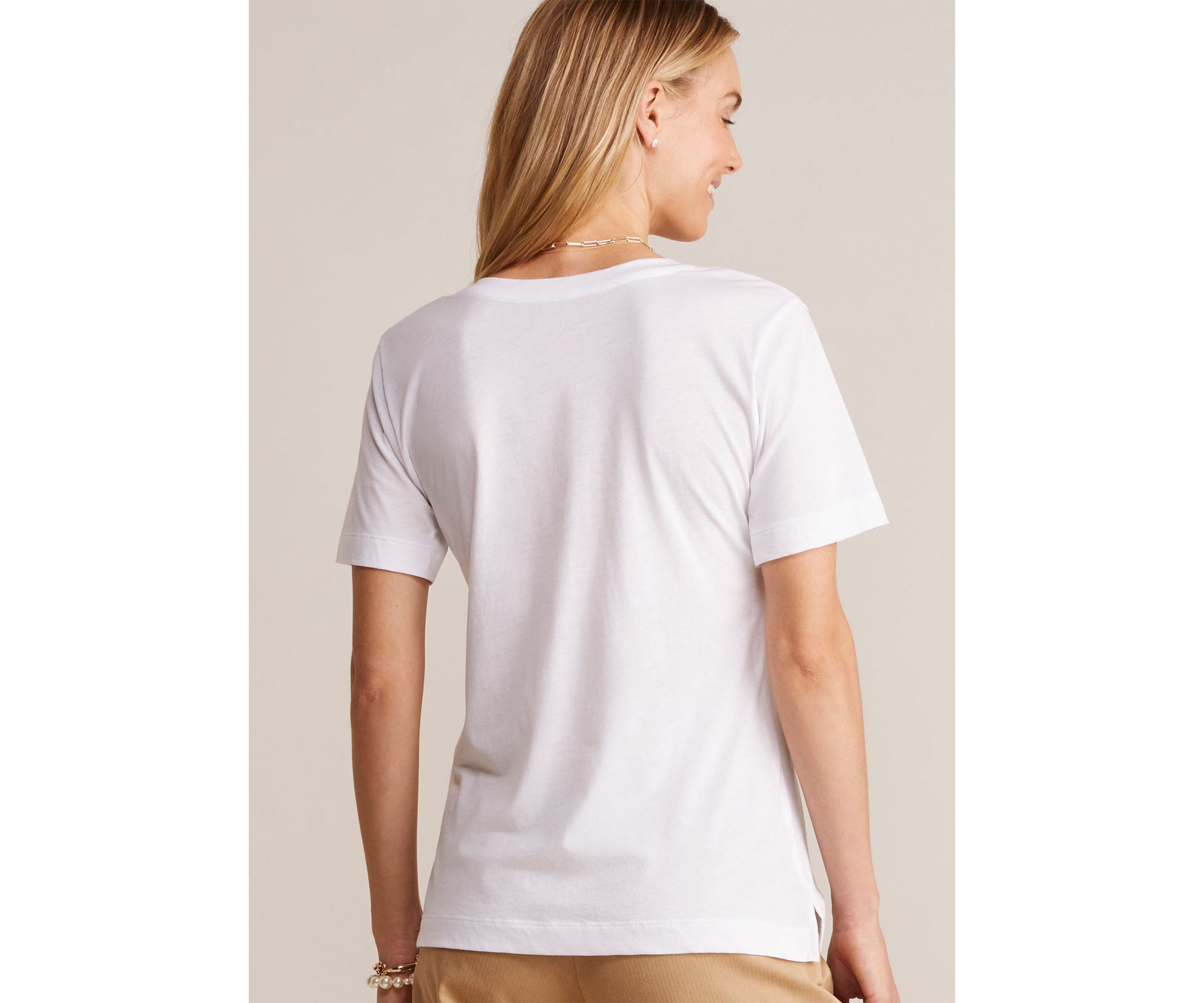Womens Clean Jersey V-Neck T-Shirt