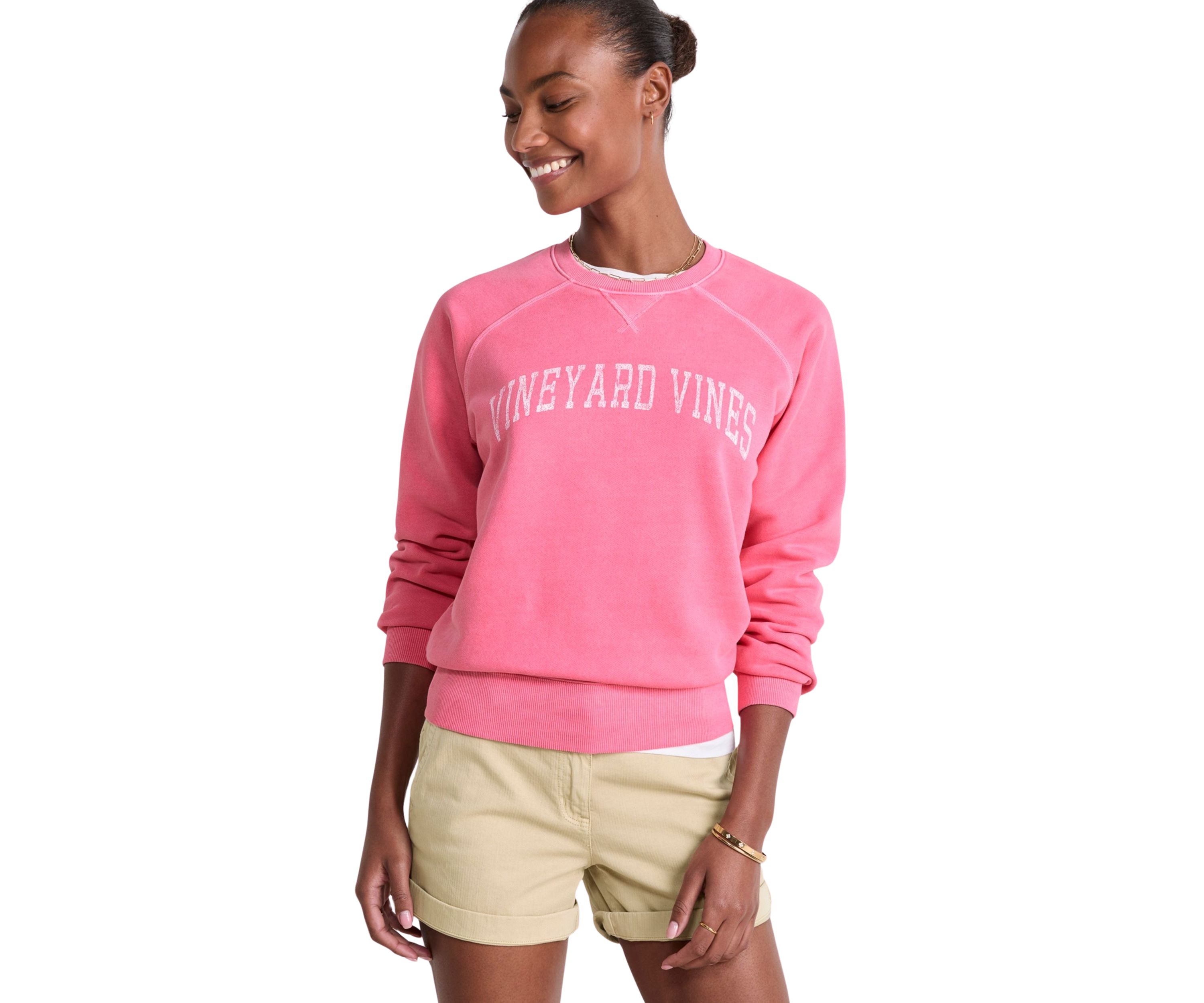 Womens Graphic Crew Neck Pullover