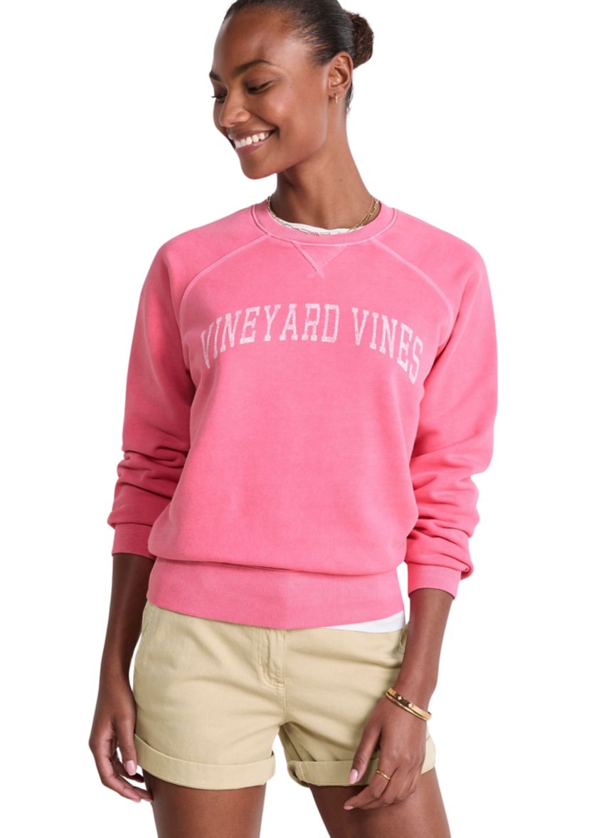 Womens Graphic Crew Neck Pullover